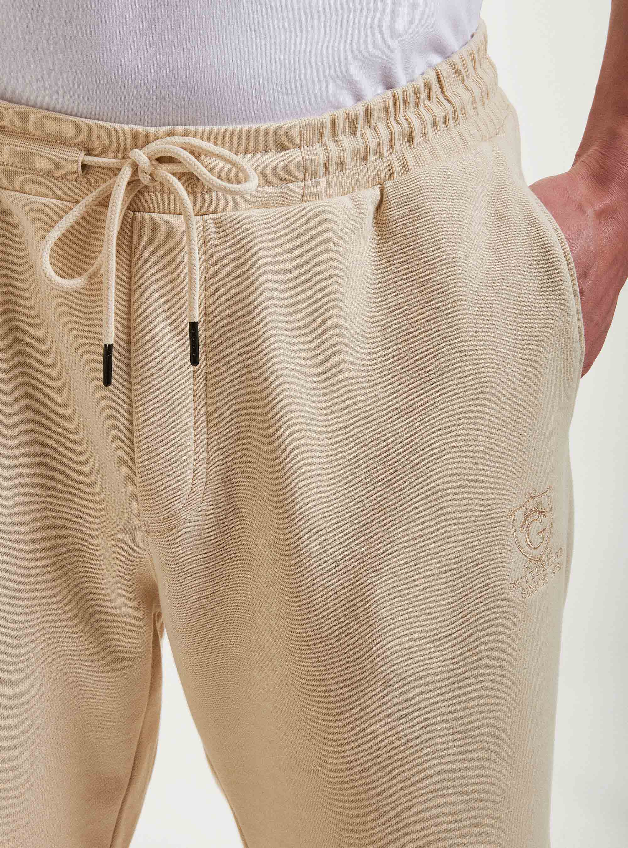 Bermuda in felpa, ECRU