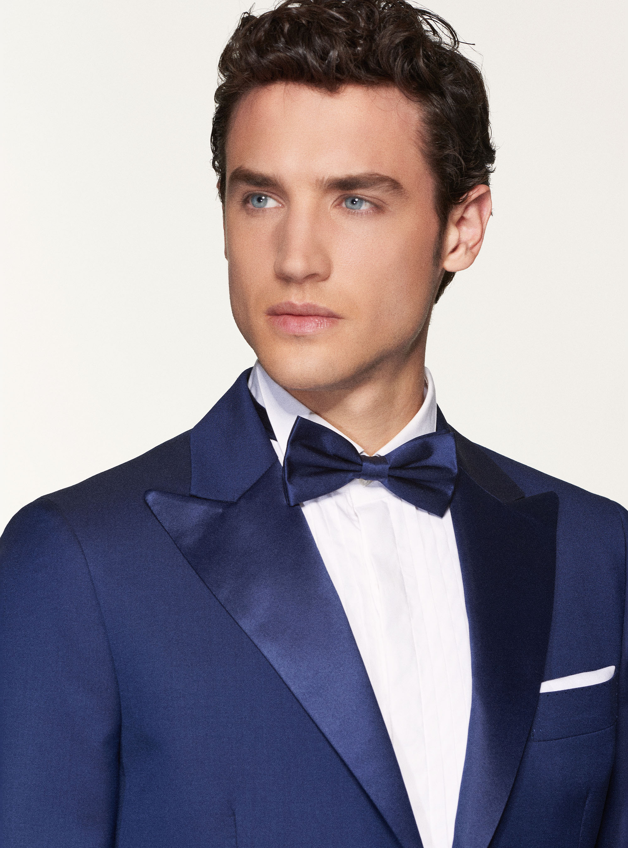 Giacca smoking in pura lana superfine 110's Vitale Barberis Canonico, BASALTO