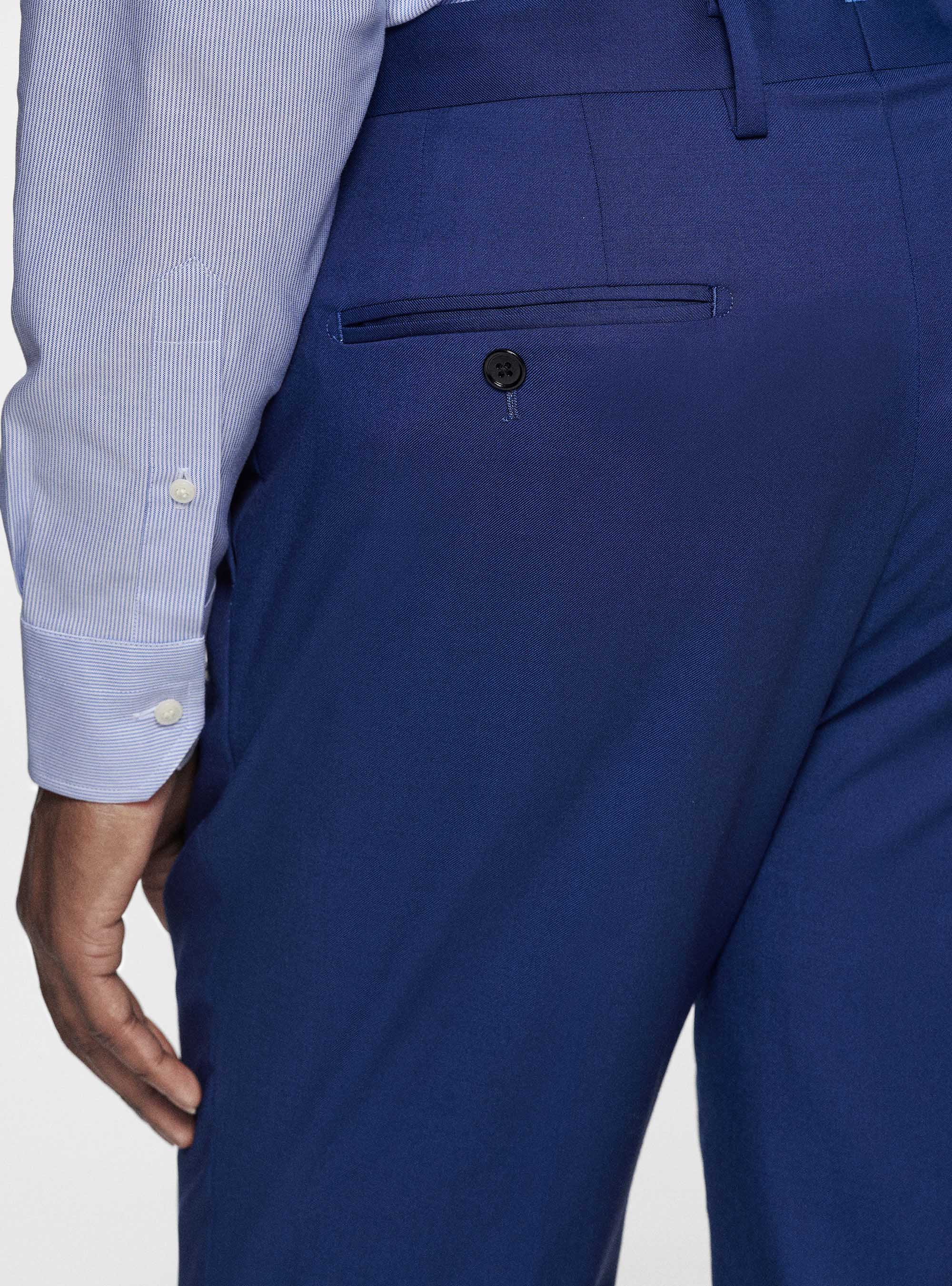 Pantaloni doppia pince in pura lana Reda, BASALTO