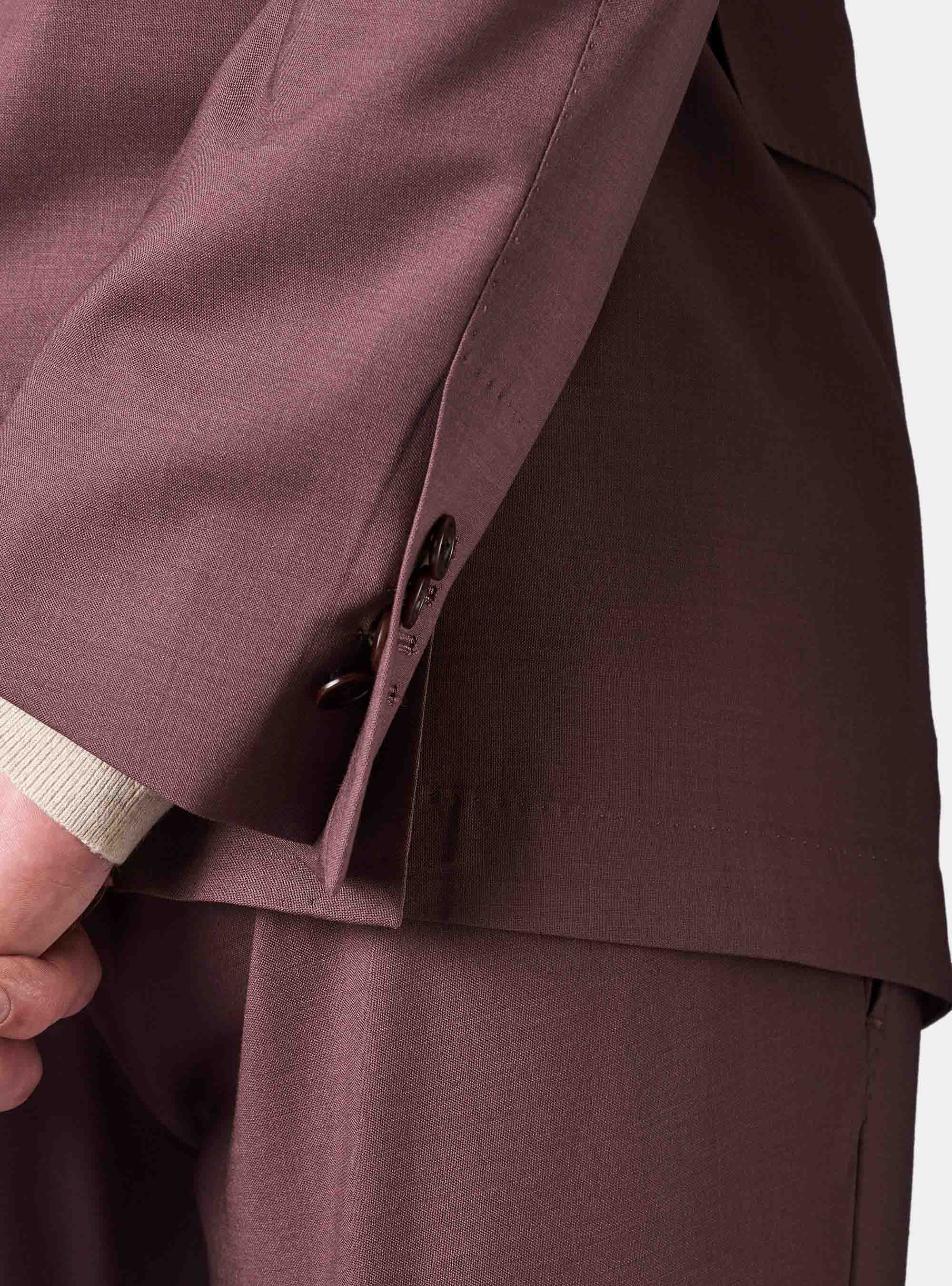 Giacca in pura lana superfine 120, CIPOLLA