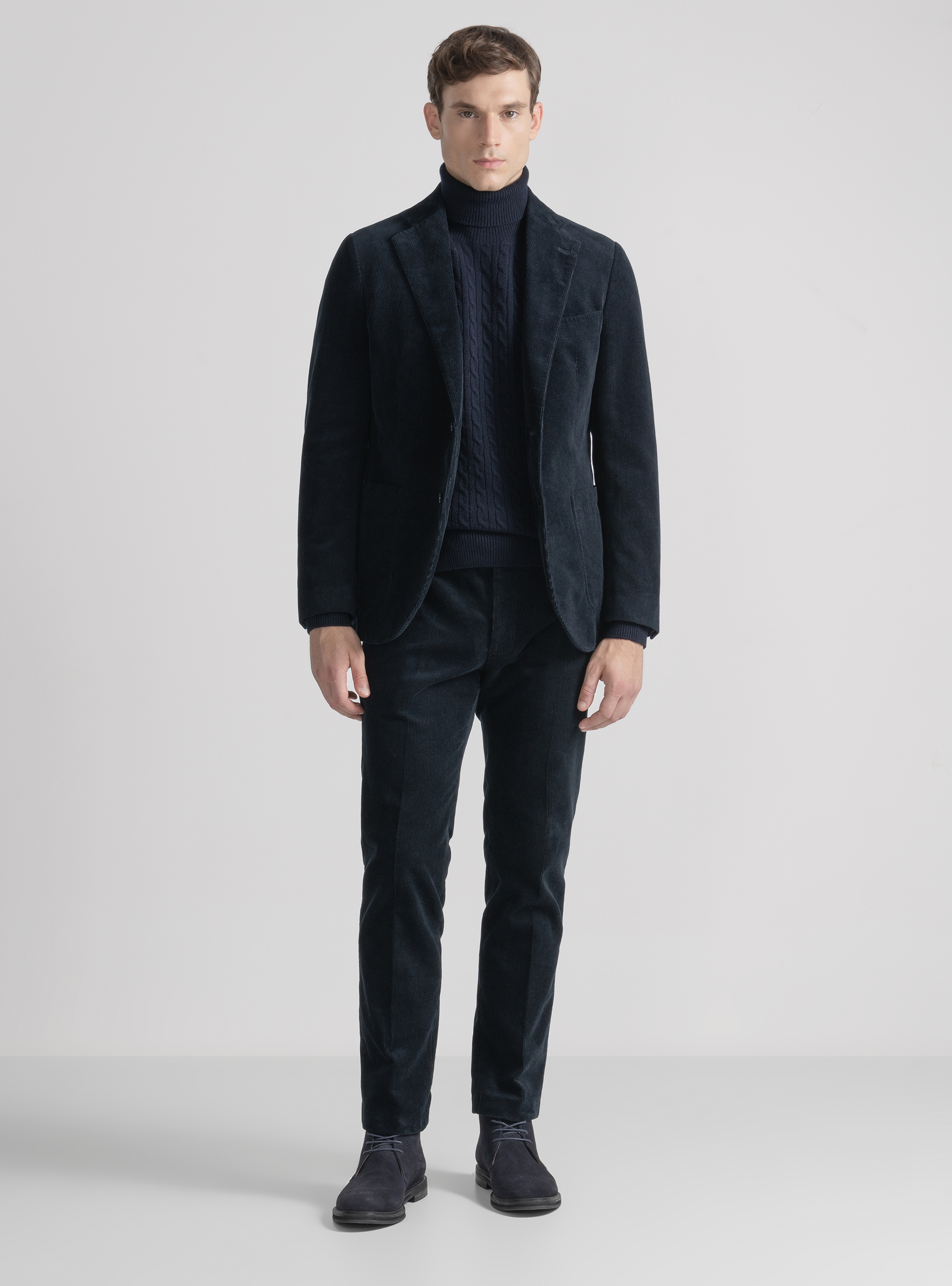 Giacca in velluto, BLU NAVY