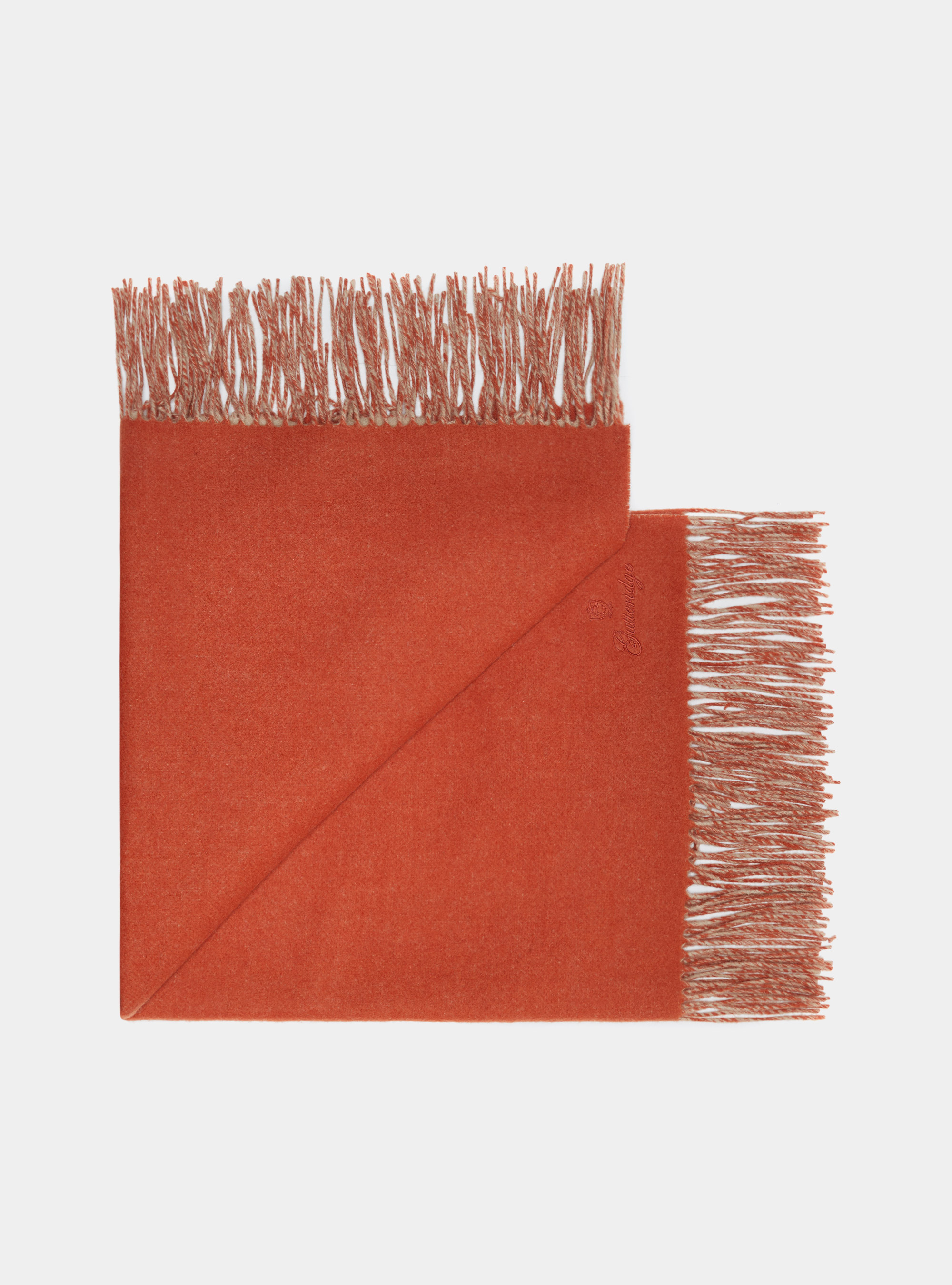 Tela escocesa con mezcla de cachemira, ARCILLA