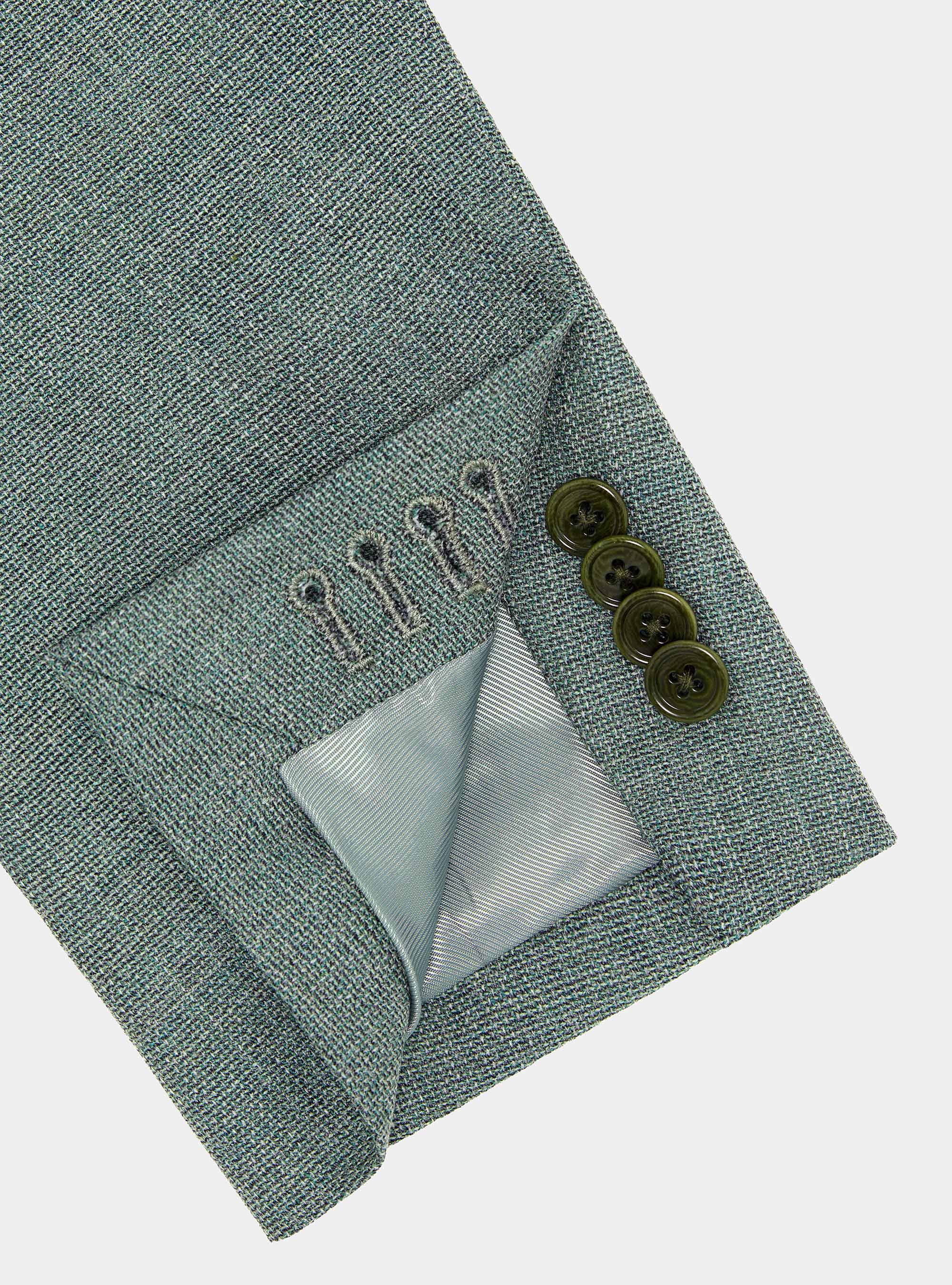 Pure wool hopsack blazer, SALVIA 0602C