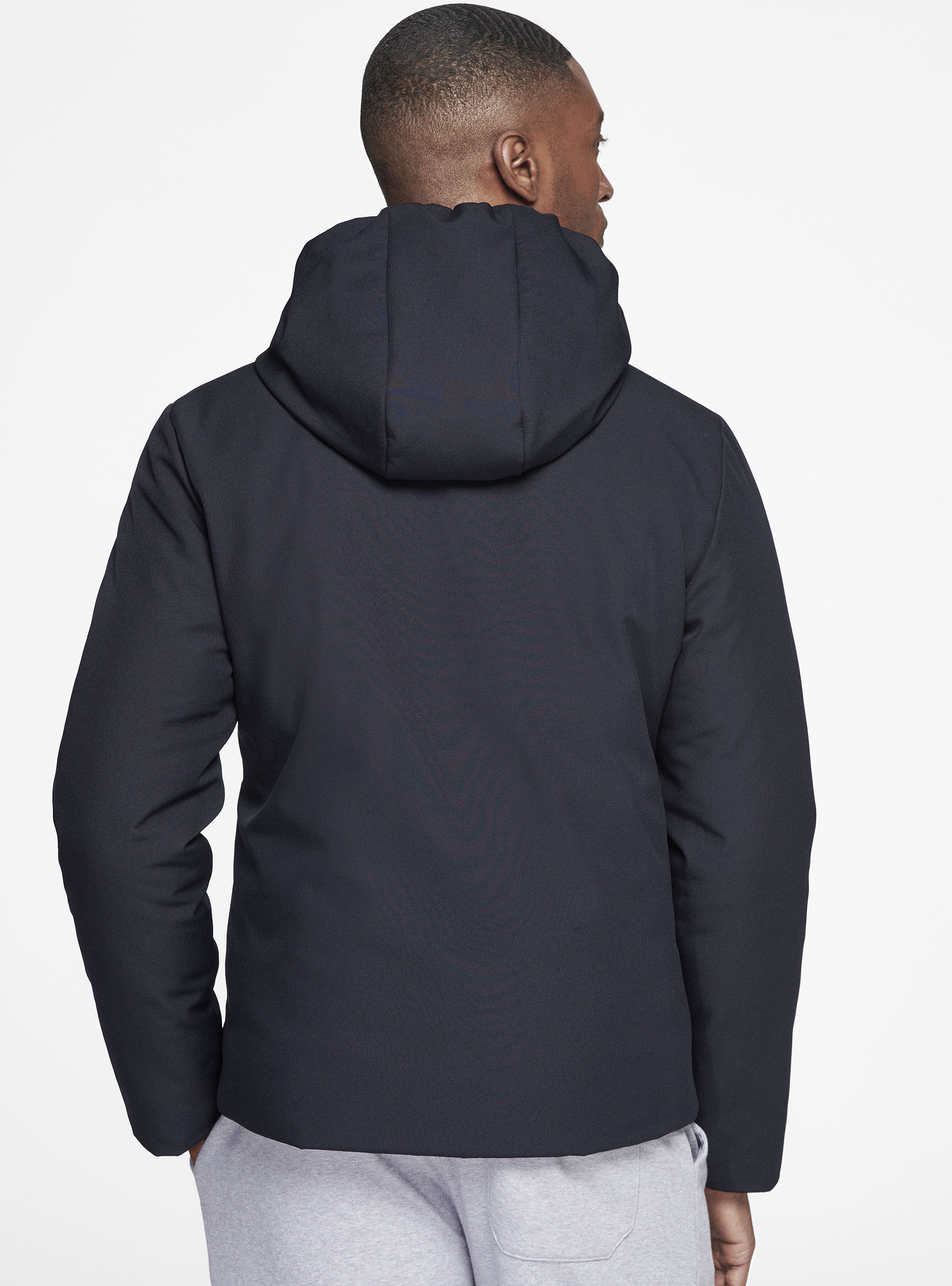 Blouson réversible avec capuche, BLEU MARINE
