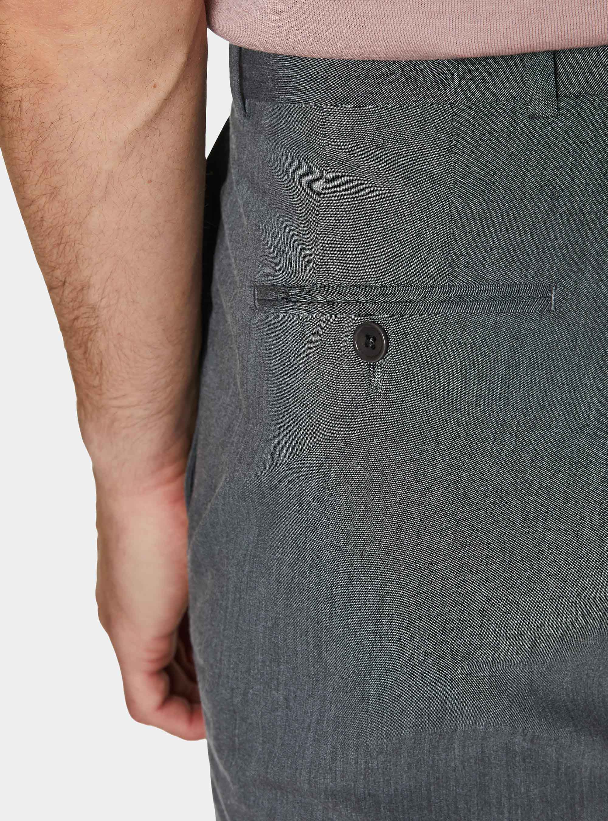 Slim-fit suit trousers, GRIGIO SCURO 0125C