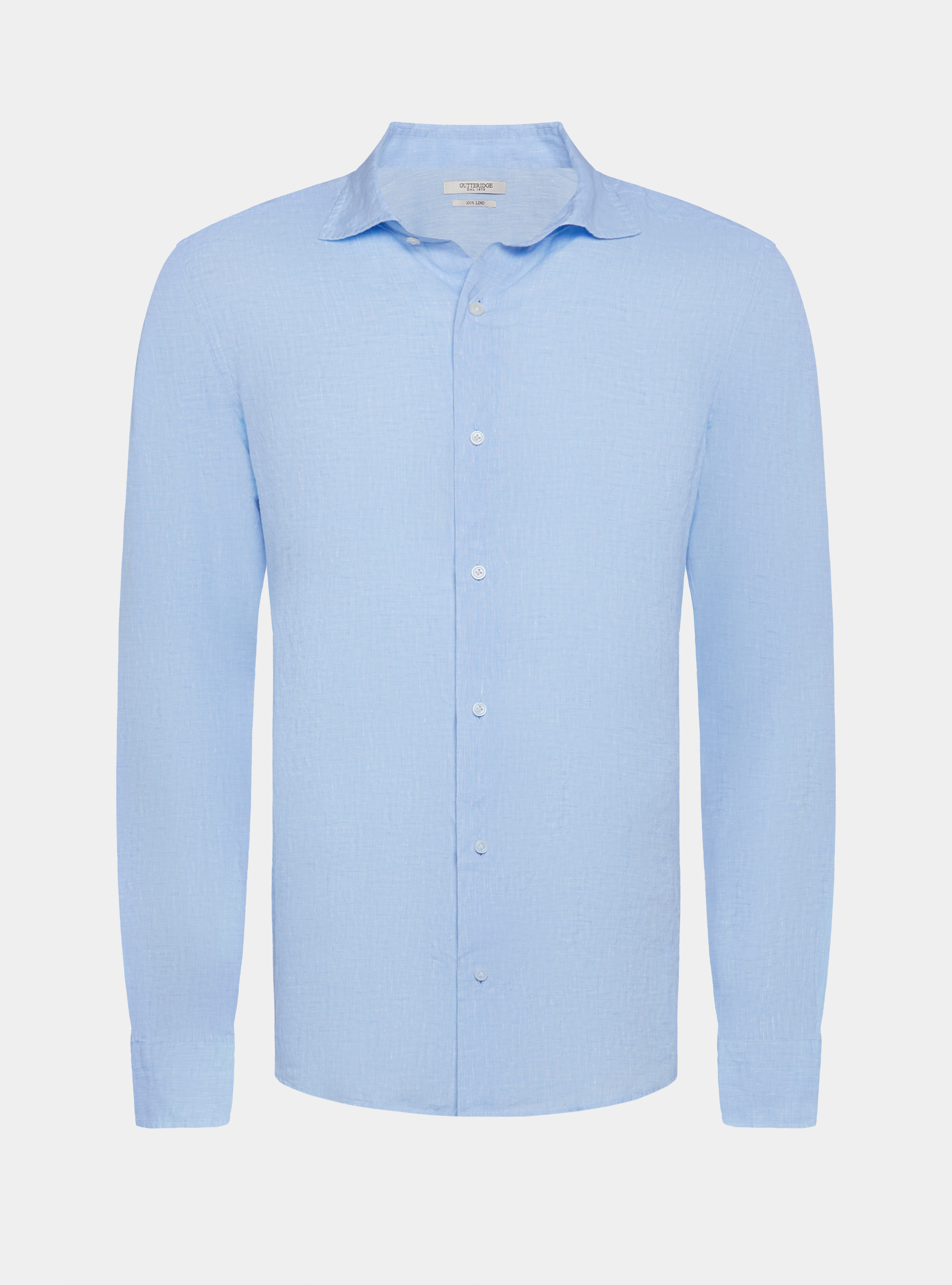 Pure linen shirt, LIGHT BLUE