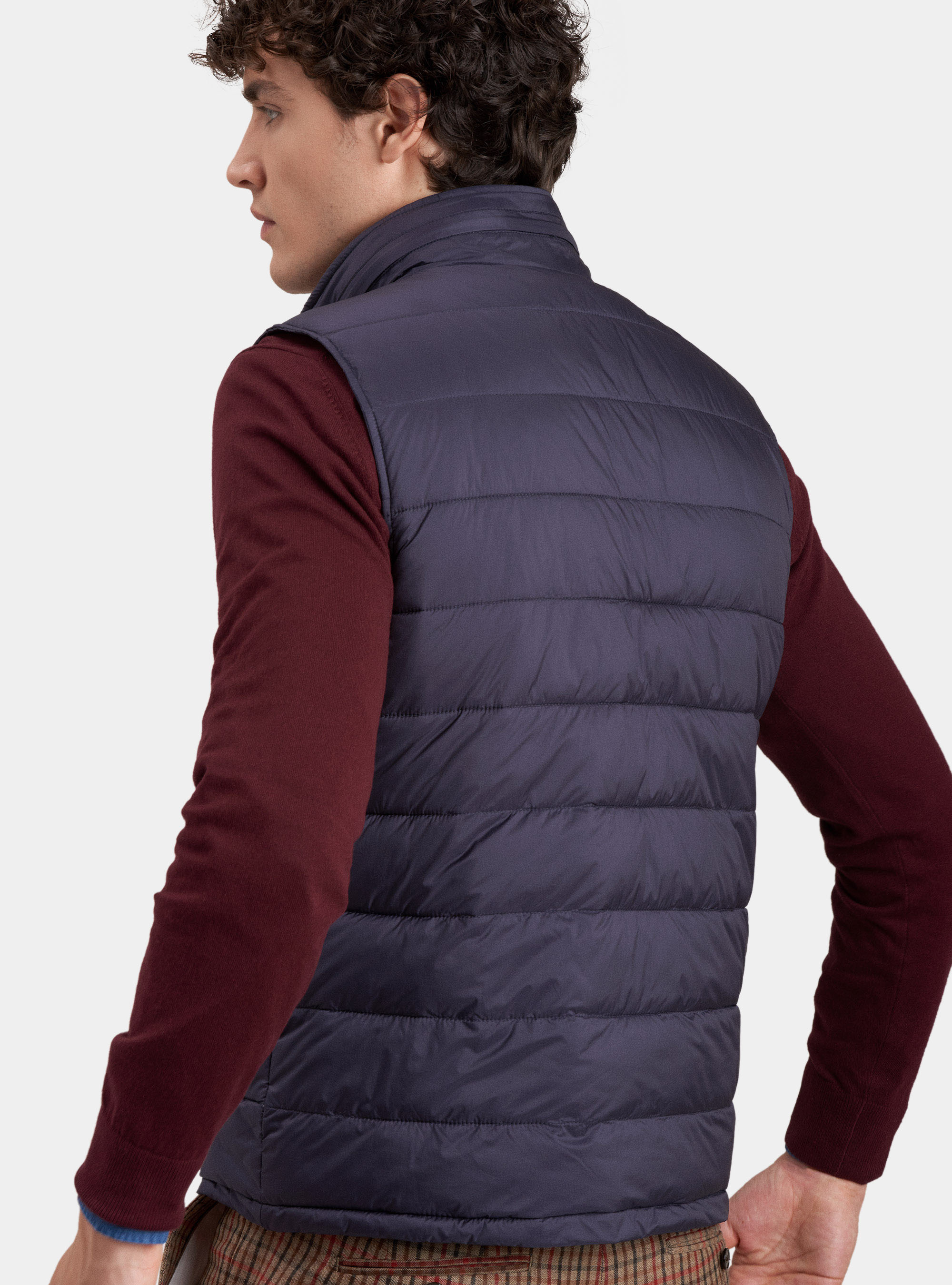 Smanicato trapuntato imbottito, BLU NAVY