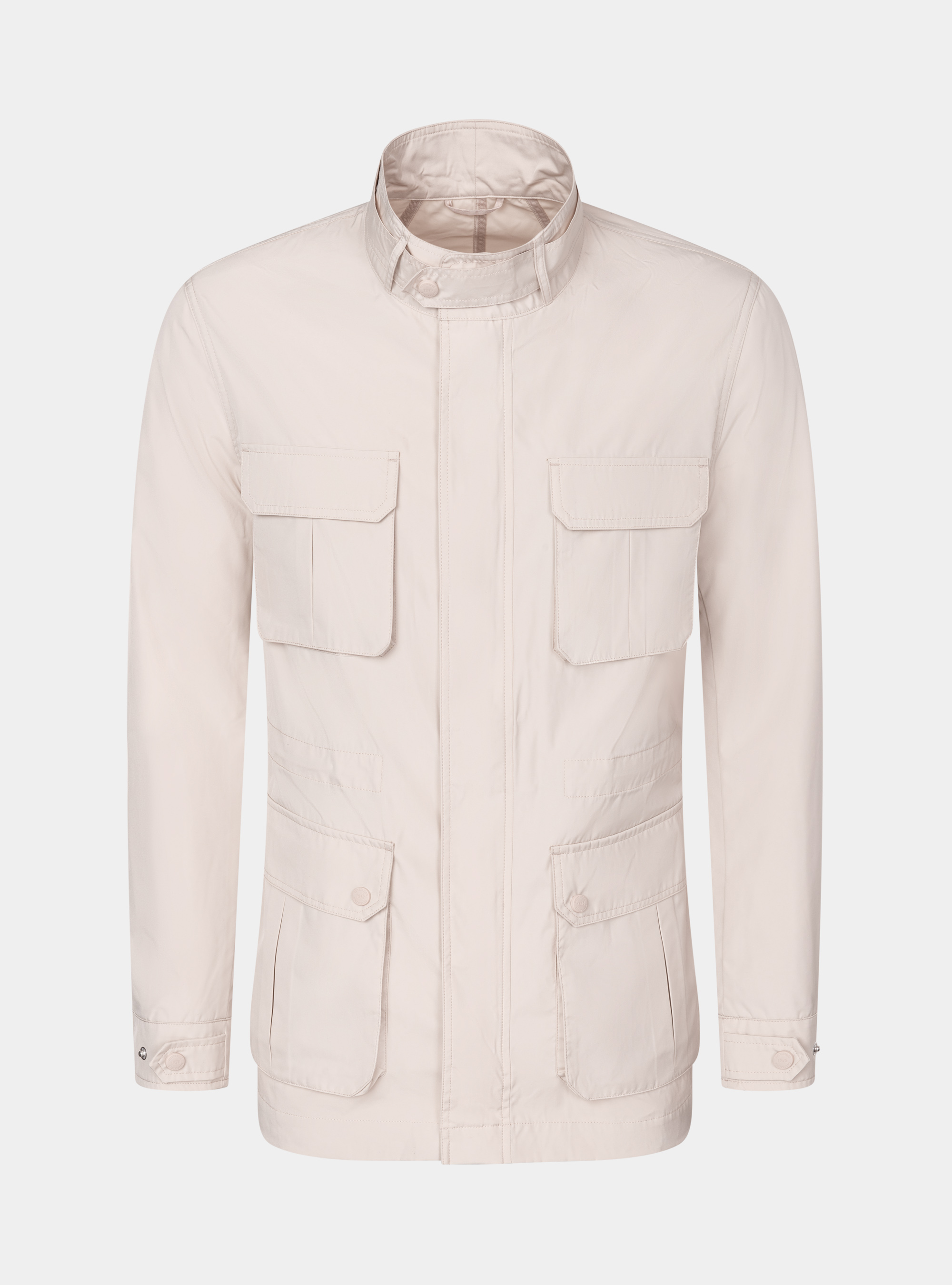 Field jacket in technical fabric, ECRU