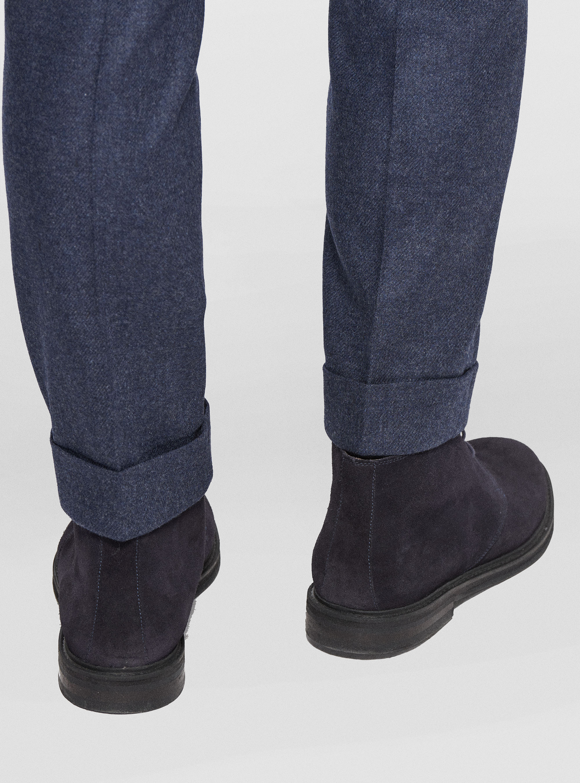 Polacchini in suede, BLU NAVY