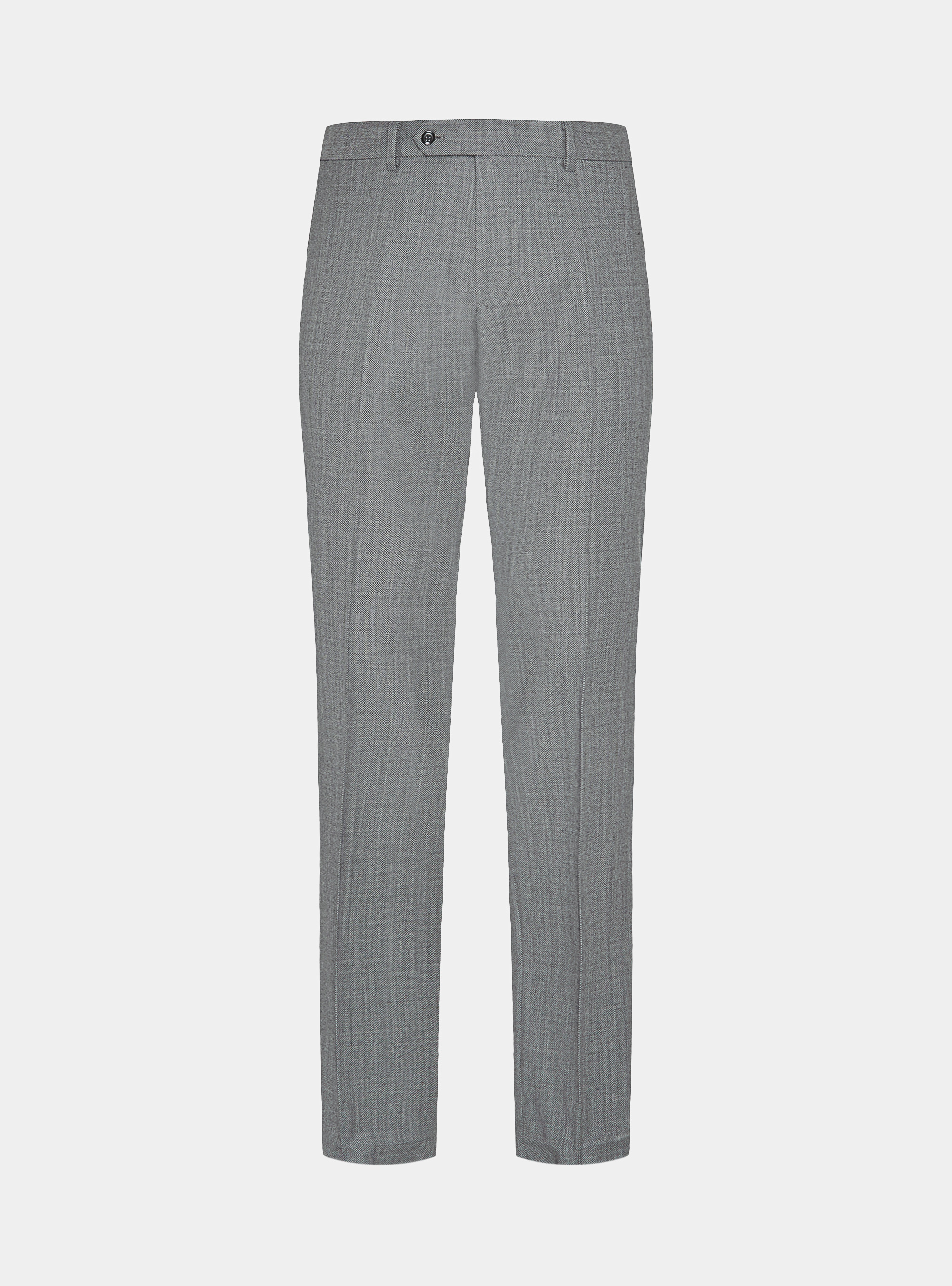 Pantaloni per abito in lana occhio di pernice Vitale Barberis Canonico, GRIGIO CHIARO
