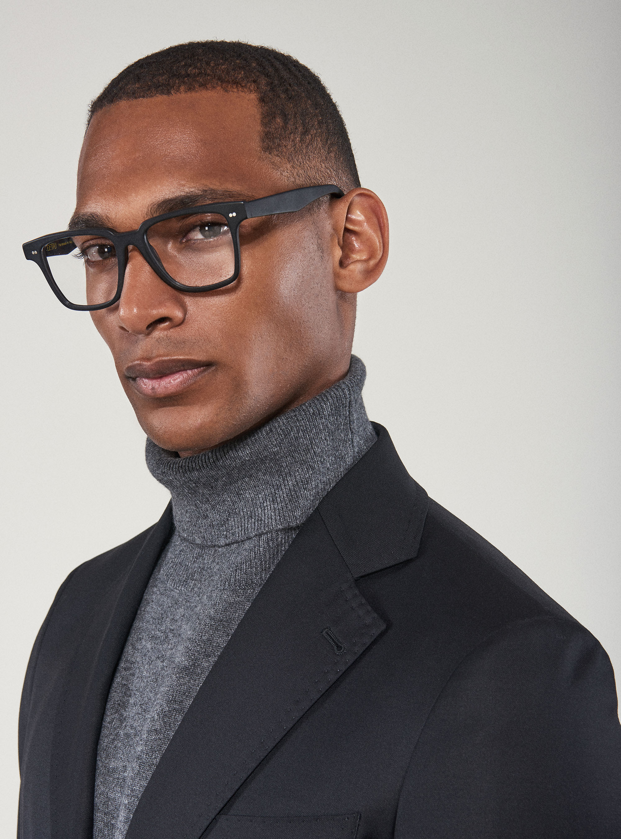 S110's Pure Wool Suit blazer, BLACK