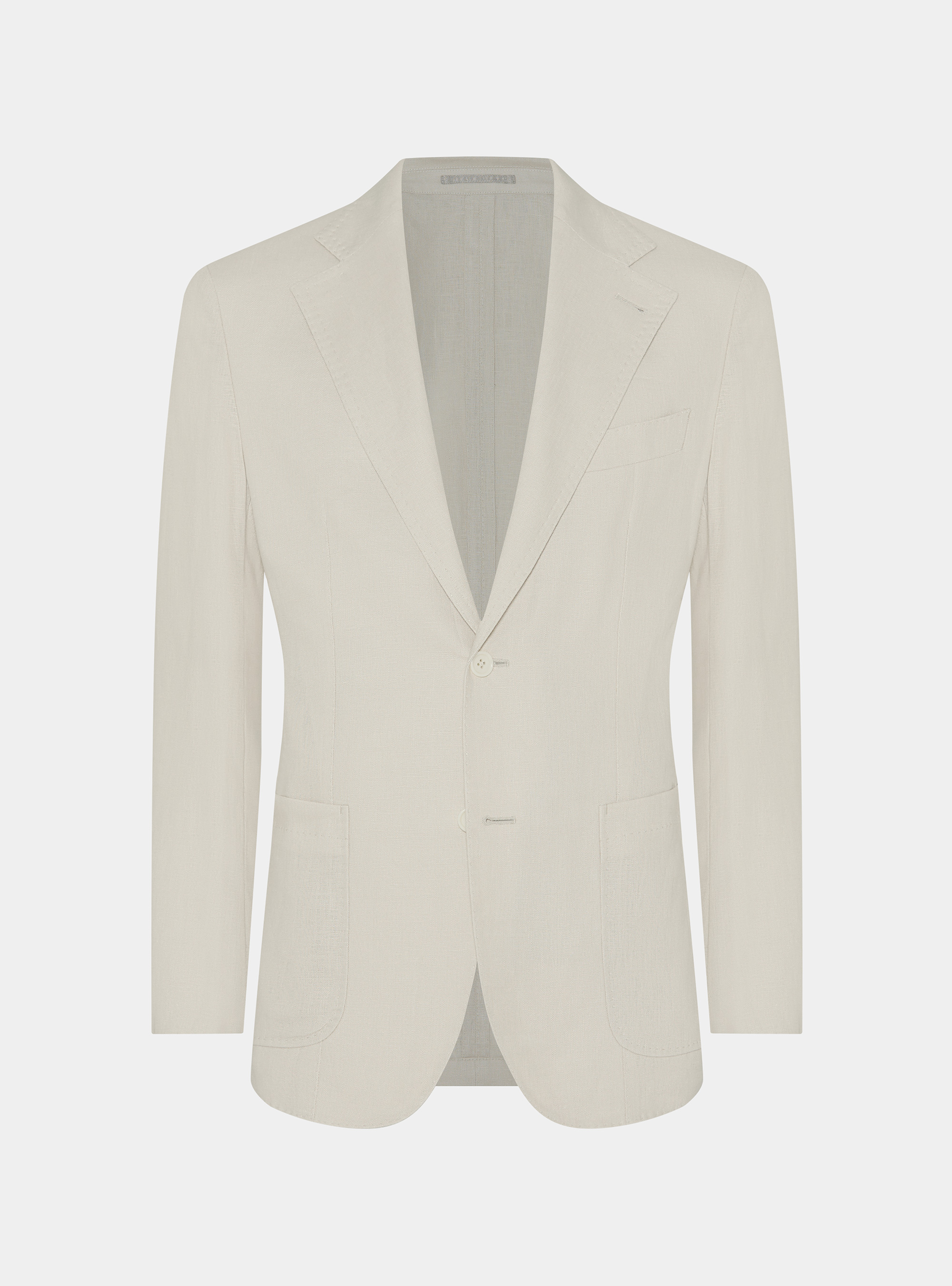 Pure linen suit blazer, ECRU