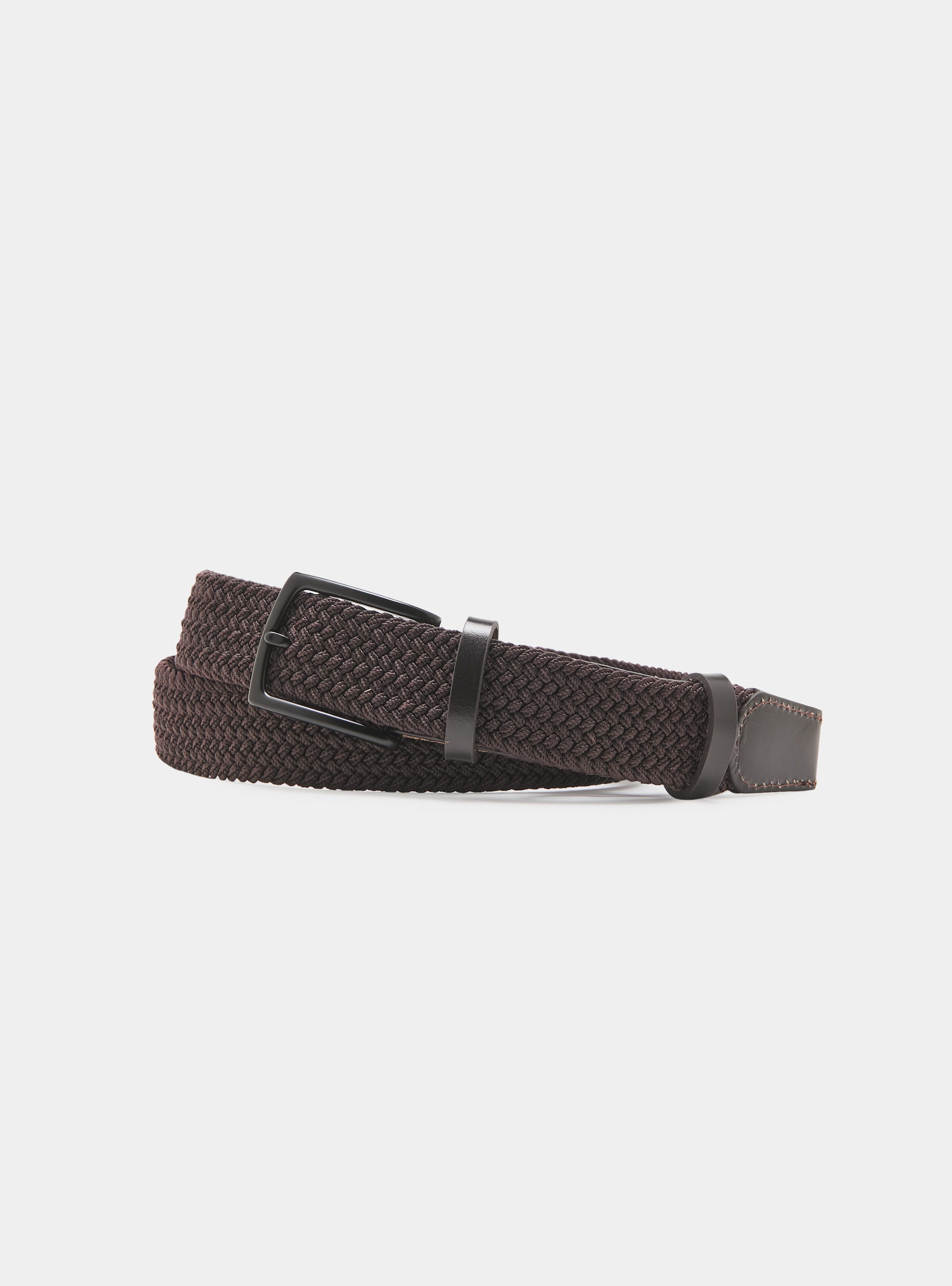 Gutteridge - Cintura elastica intrecciata, Unisex, Marrone, Taglia: 120