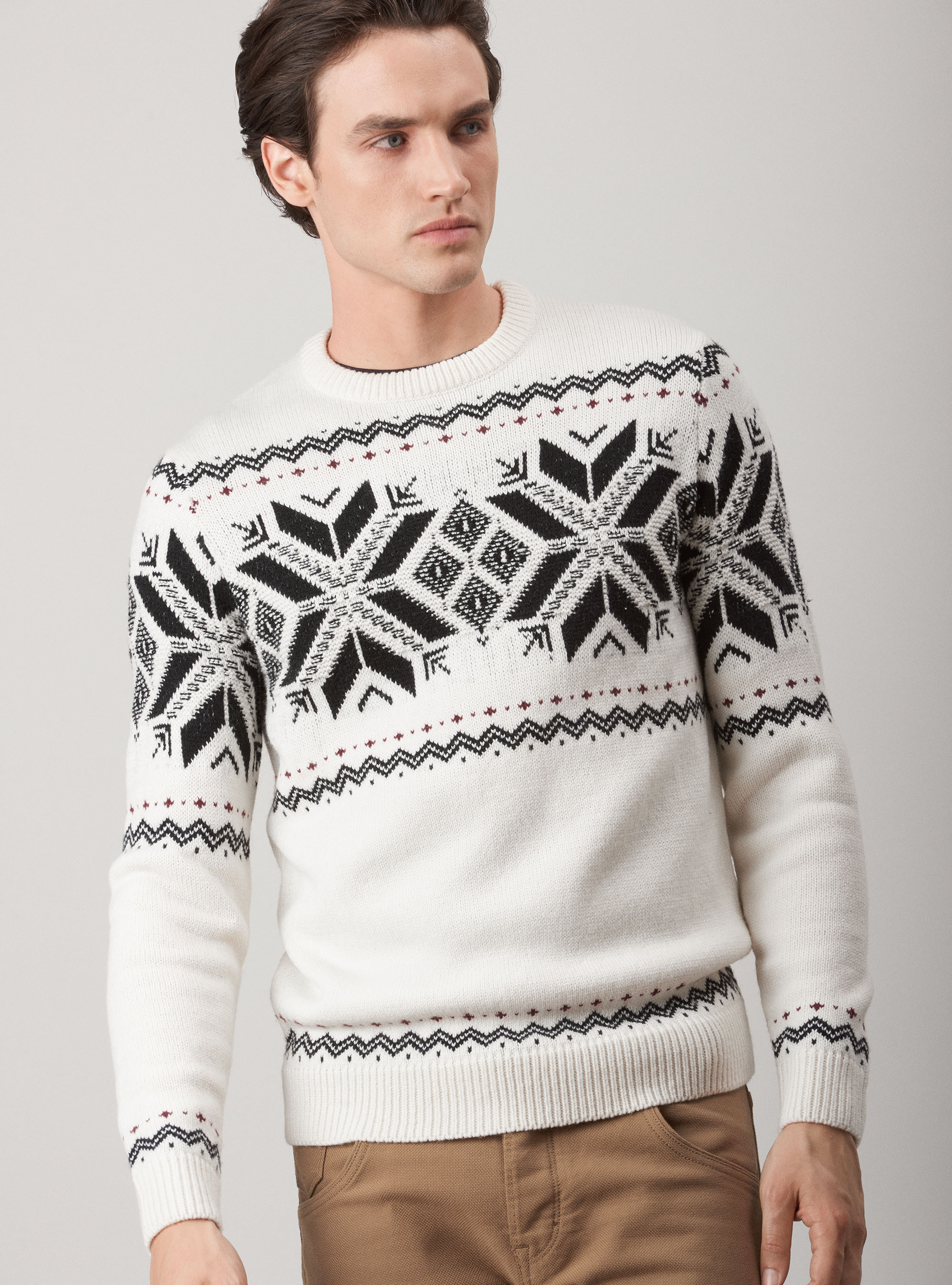 off white christmas jumper