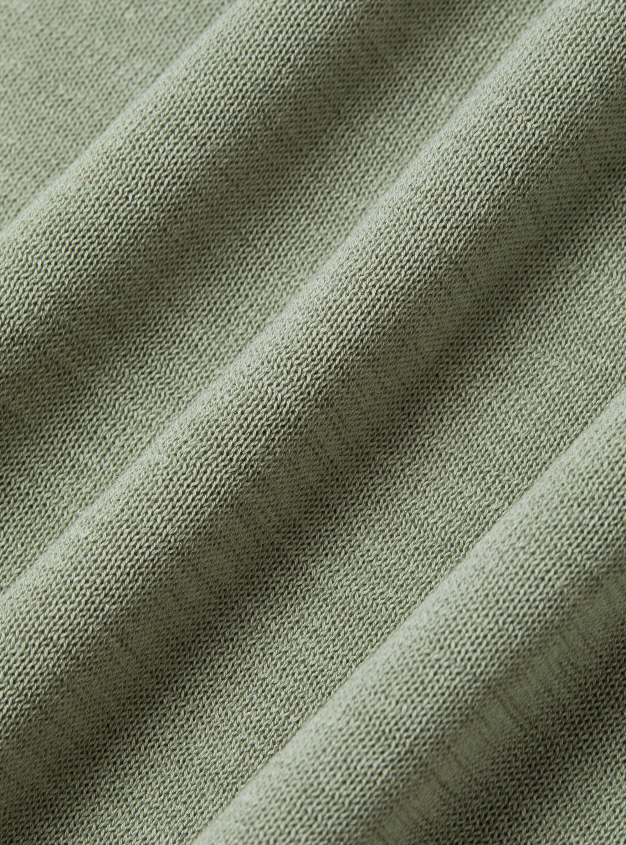 Maglia a polo in cotone e seta, SALVIA 0602C