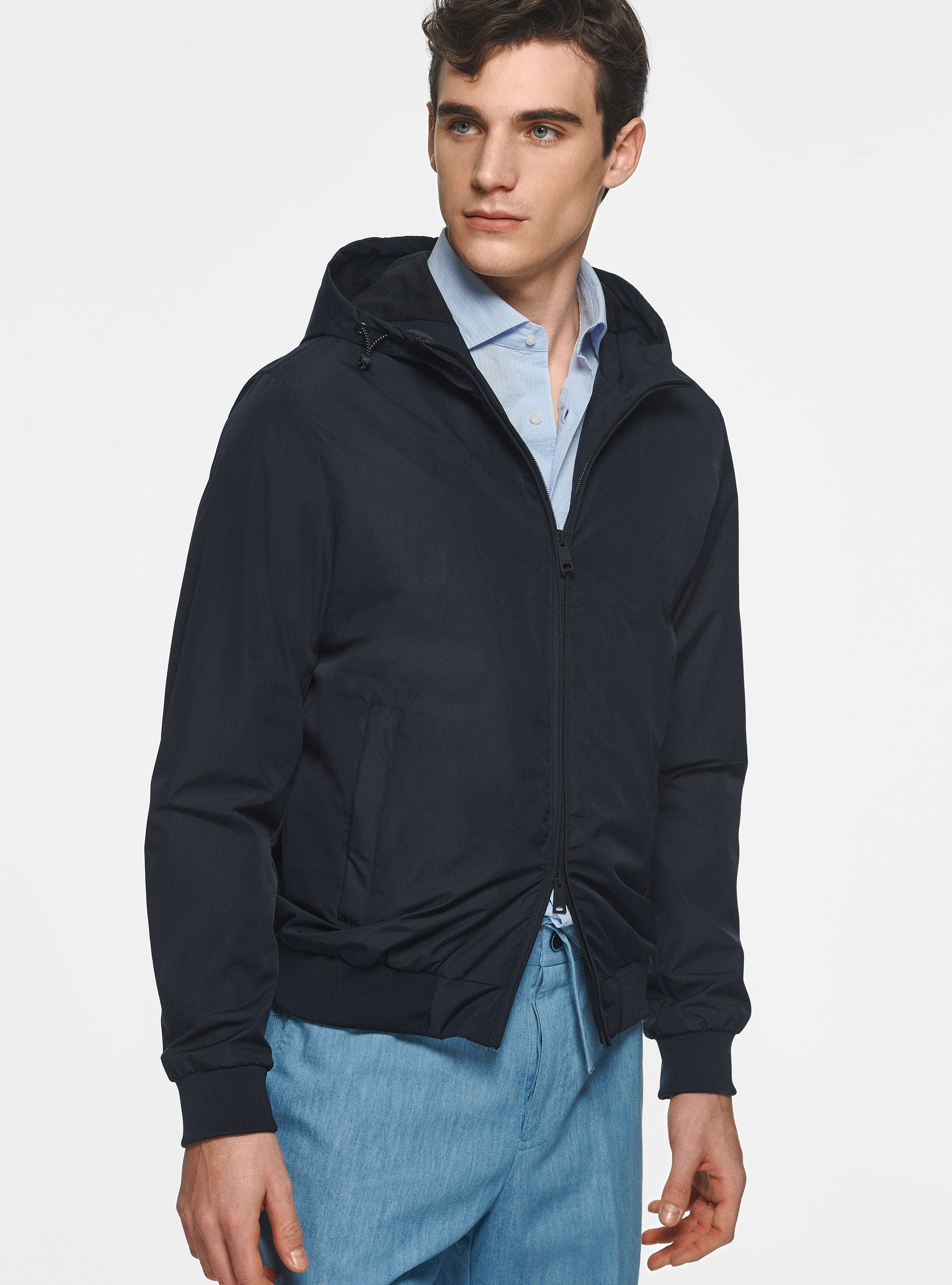 Gutteridge - Giubbino tecnico leggero, Unisex, Blu Navy, Taglia: 46