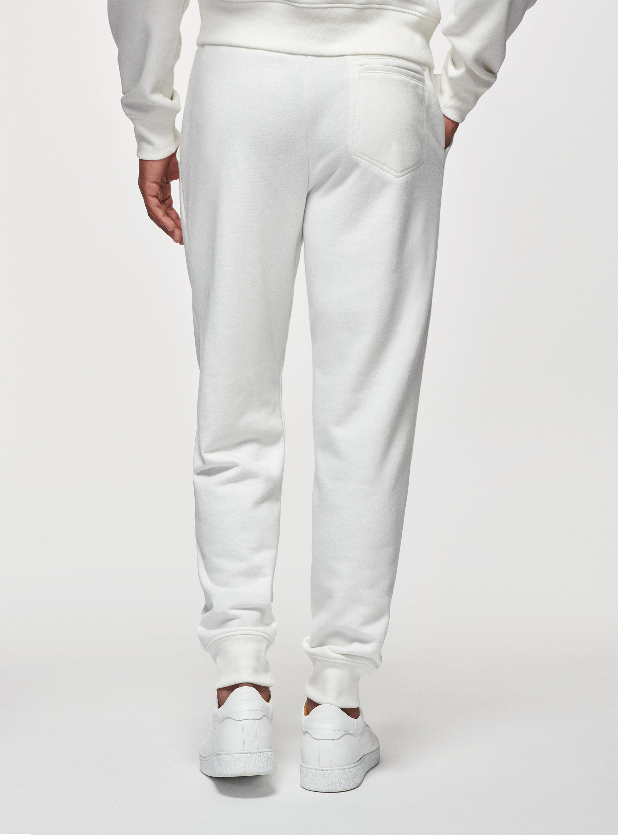 Pantaloni in felpa, BIANCO