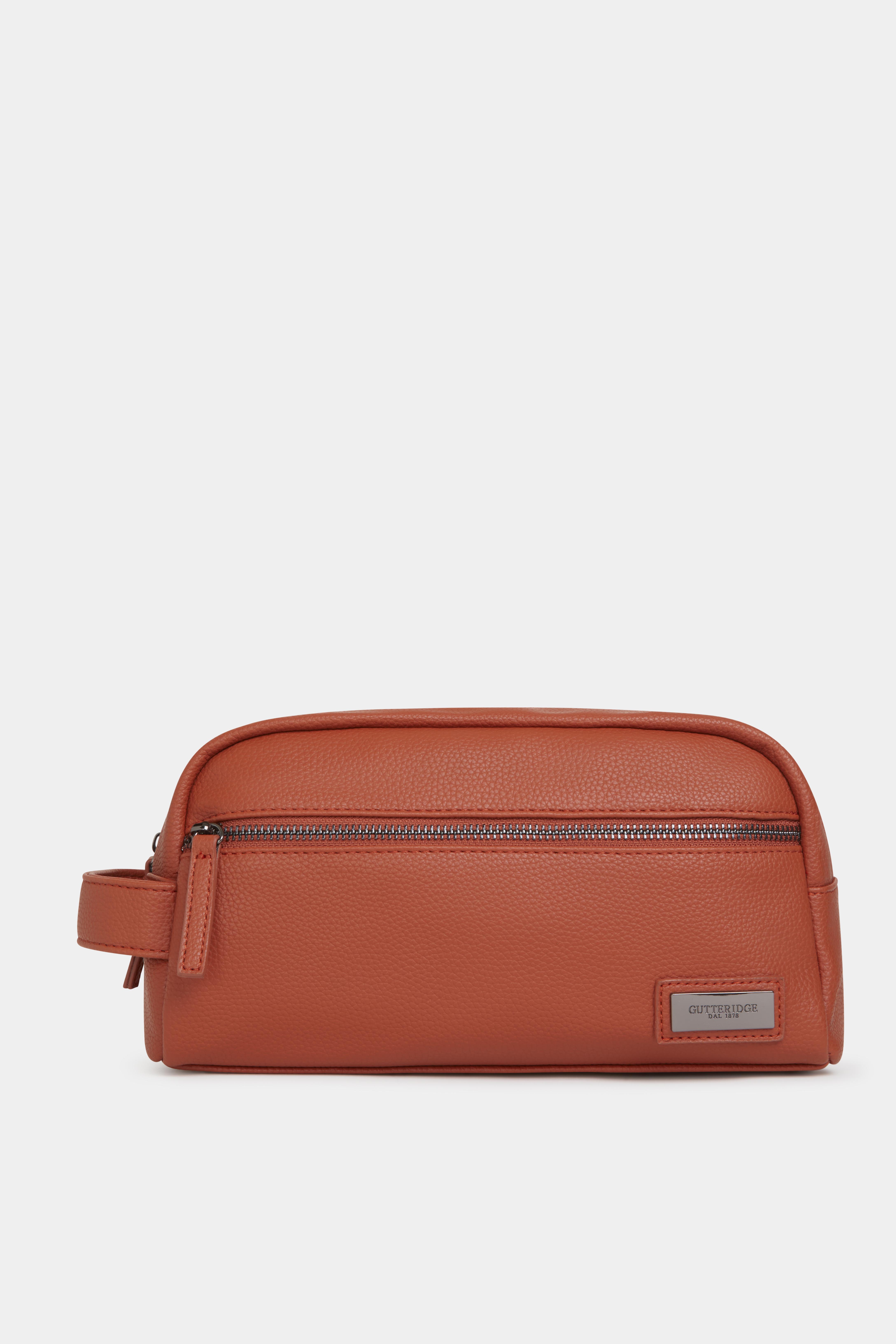 Necessaire with zip, TERRACOTTA