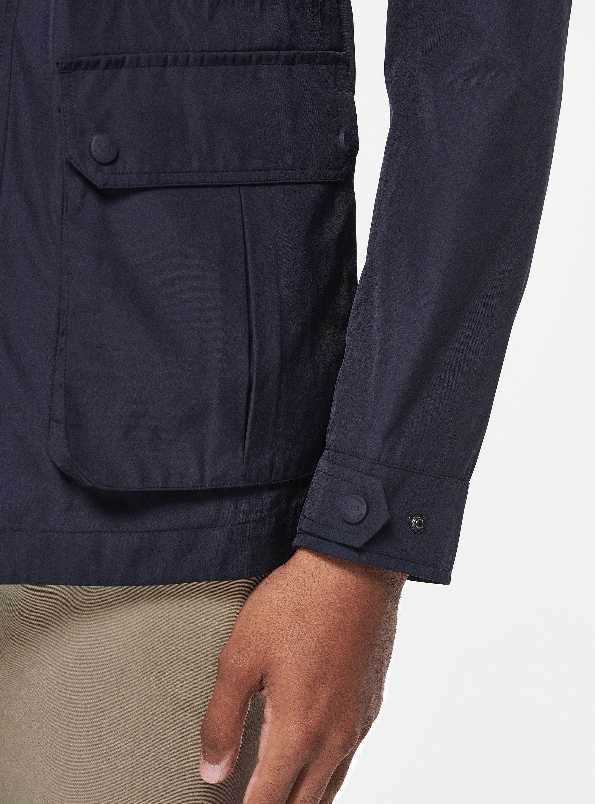 Field jacket in technical fabric, NAVY BLUE