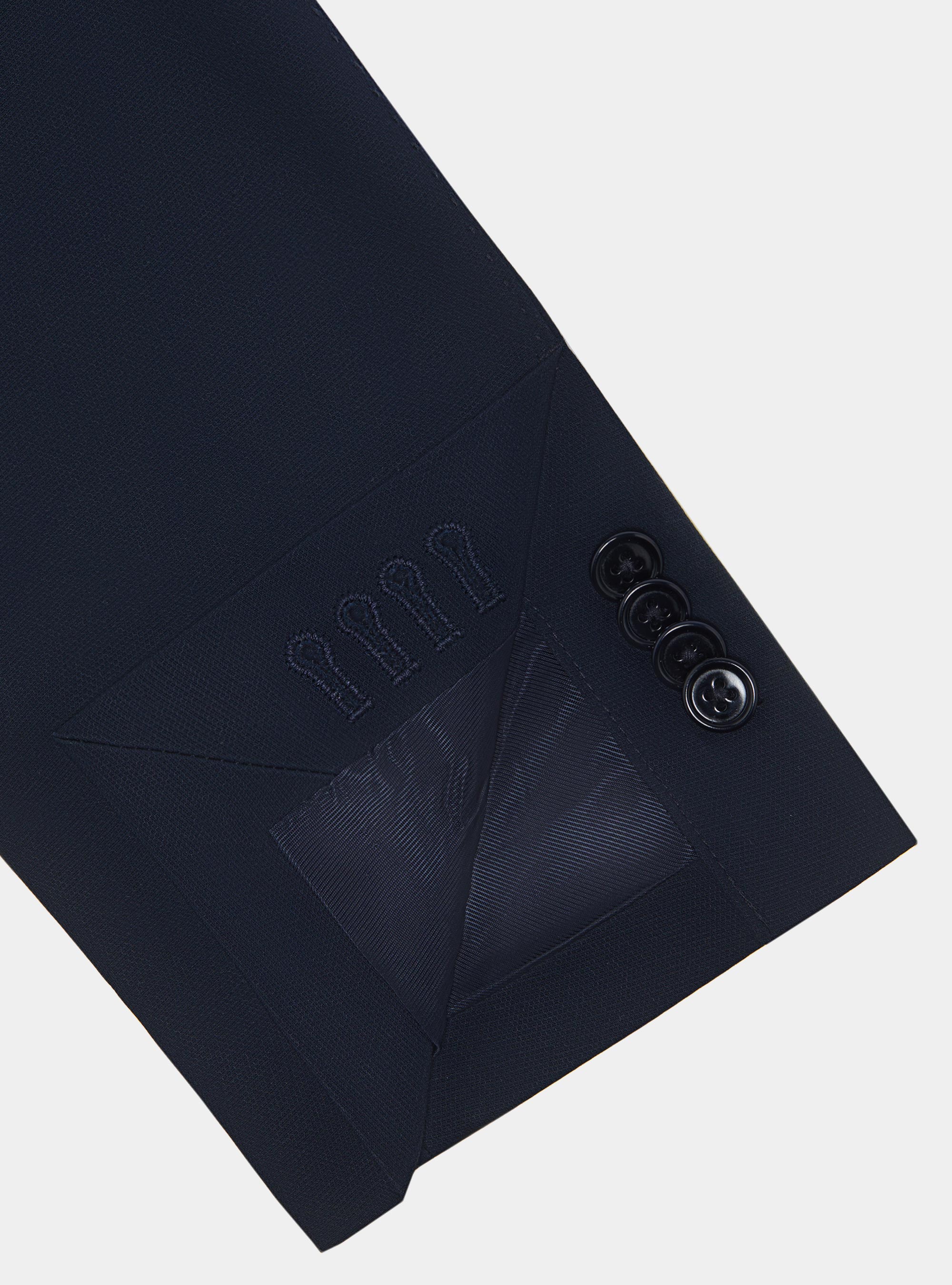 Giacca abito in cotone armaturato, BLU NAVY