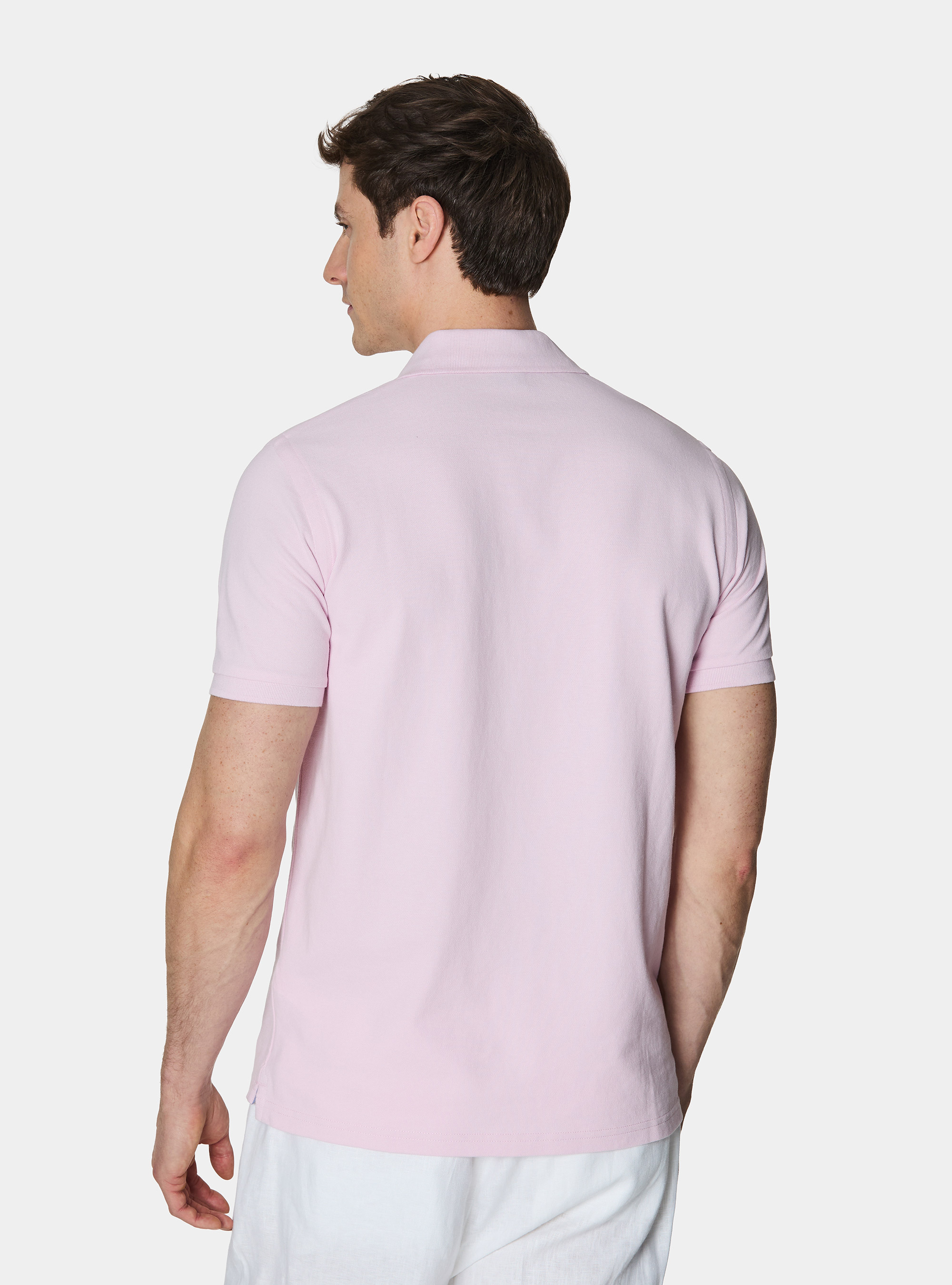 Classic piqu&eacute; polo shirt, ROSA CHIARO 0466C
