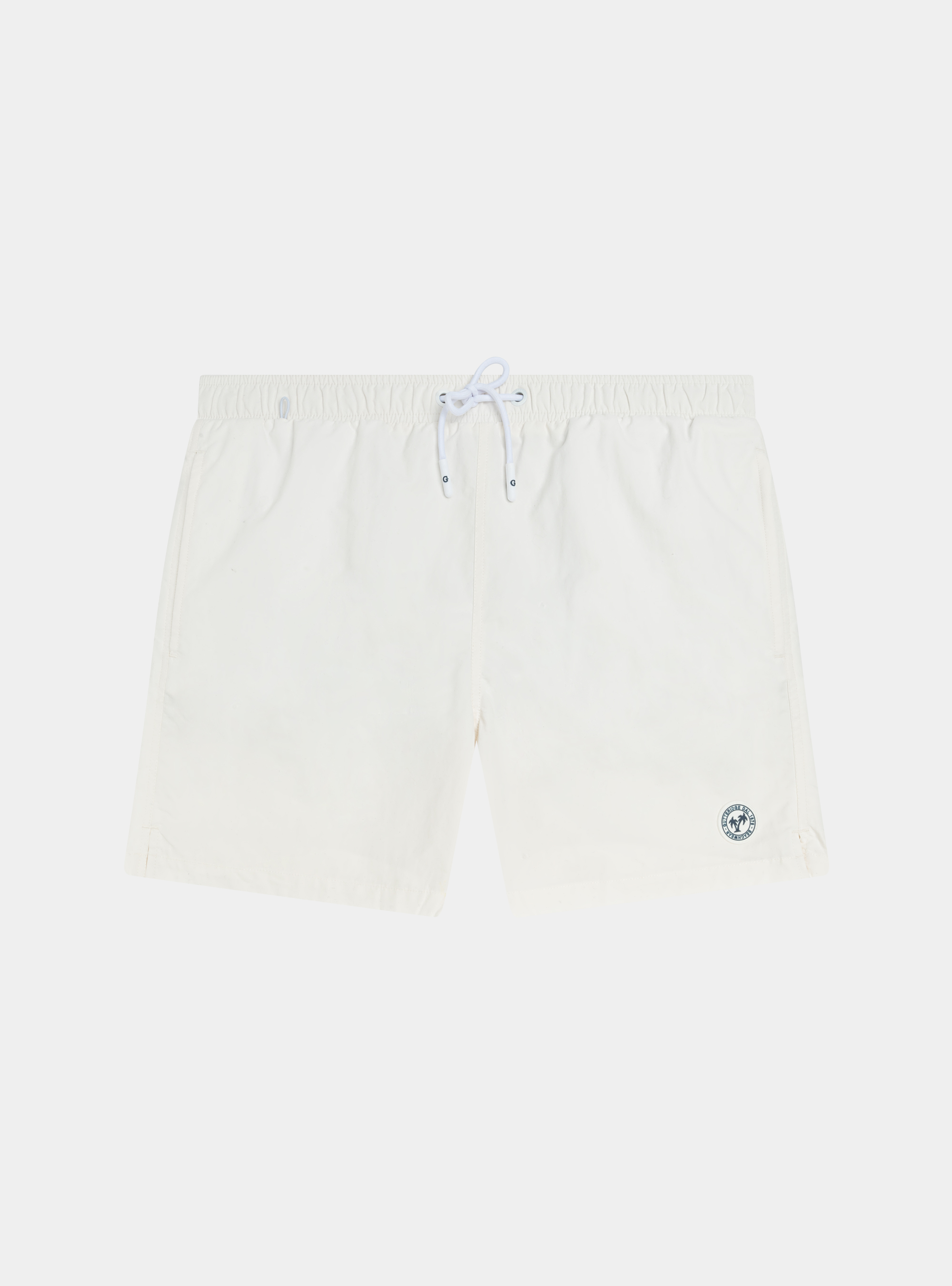 Costume da bagno tinta unita, BIANCO