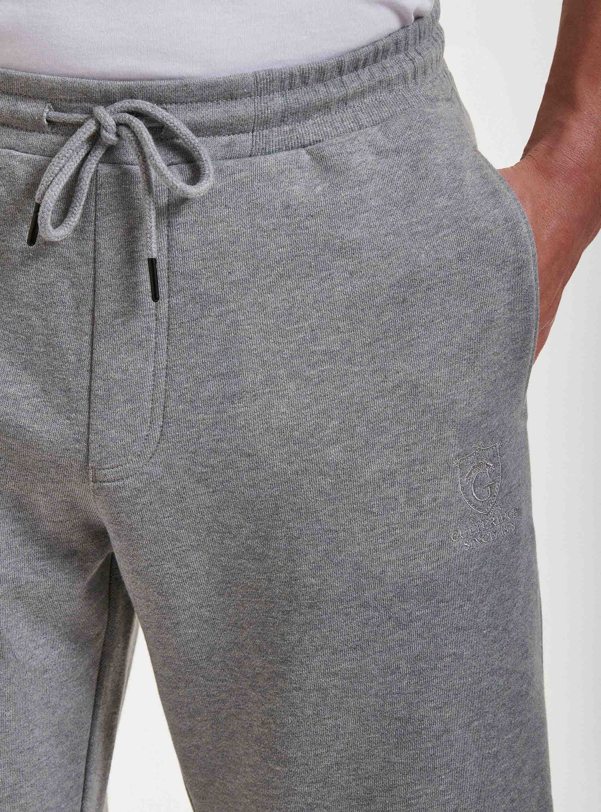 Bermuda in felpa, GRIGIO CHIARO MELANGE