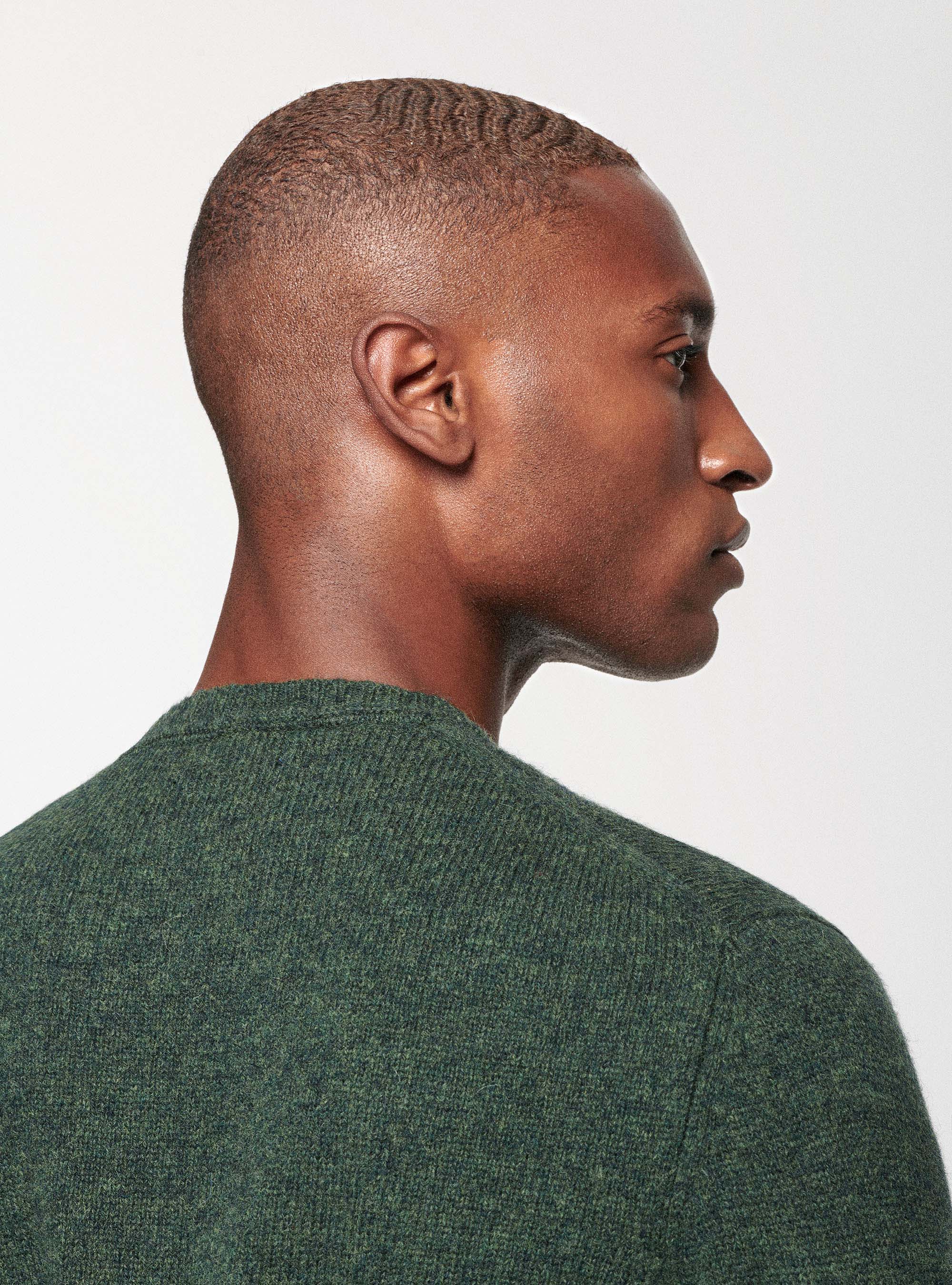 Maglia in pura lana Shetland, VERDE