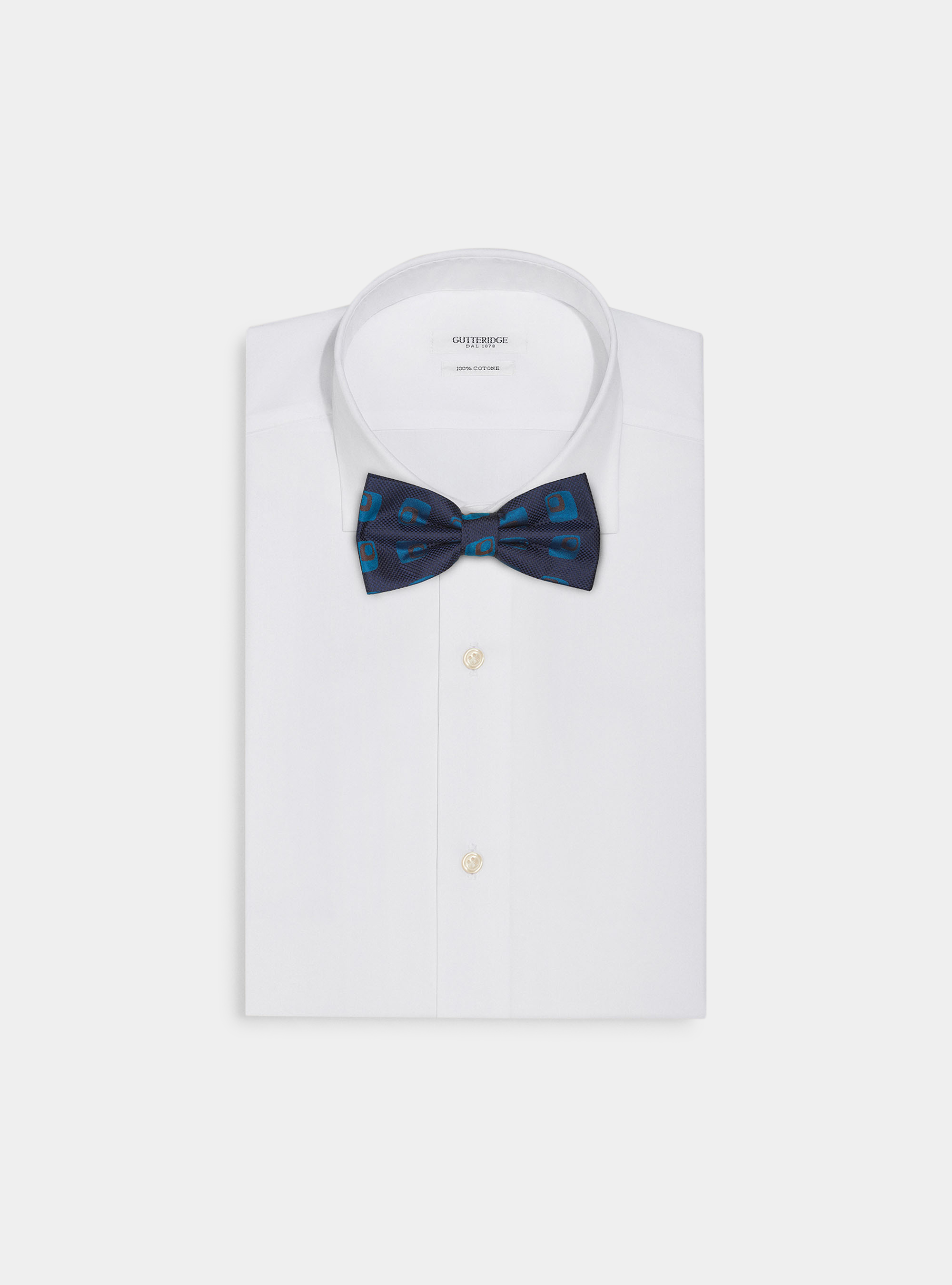 Papillon fantasia jacquard, MARRONE 0508C