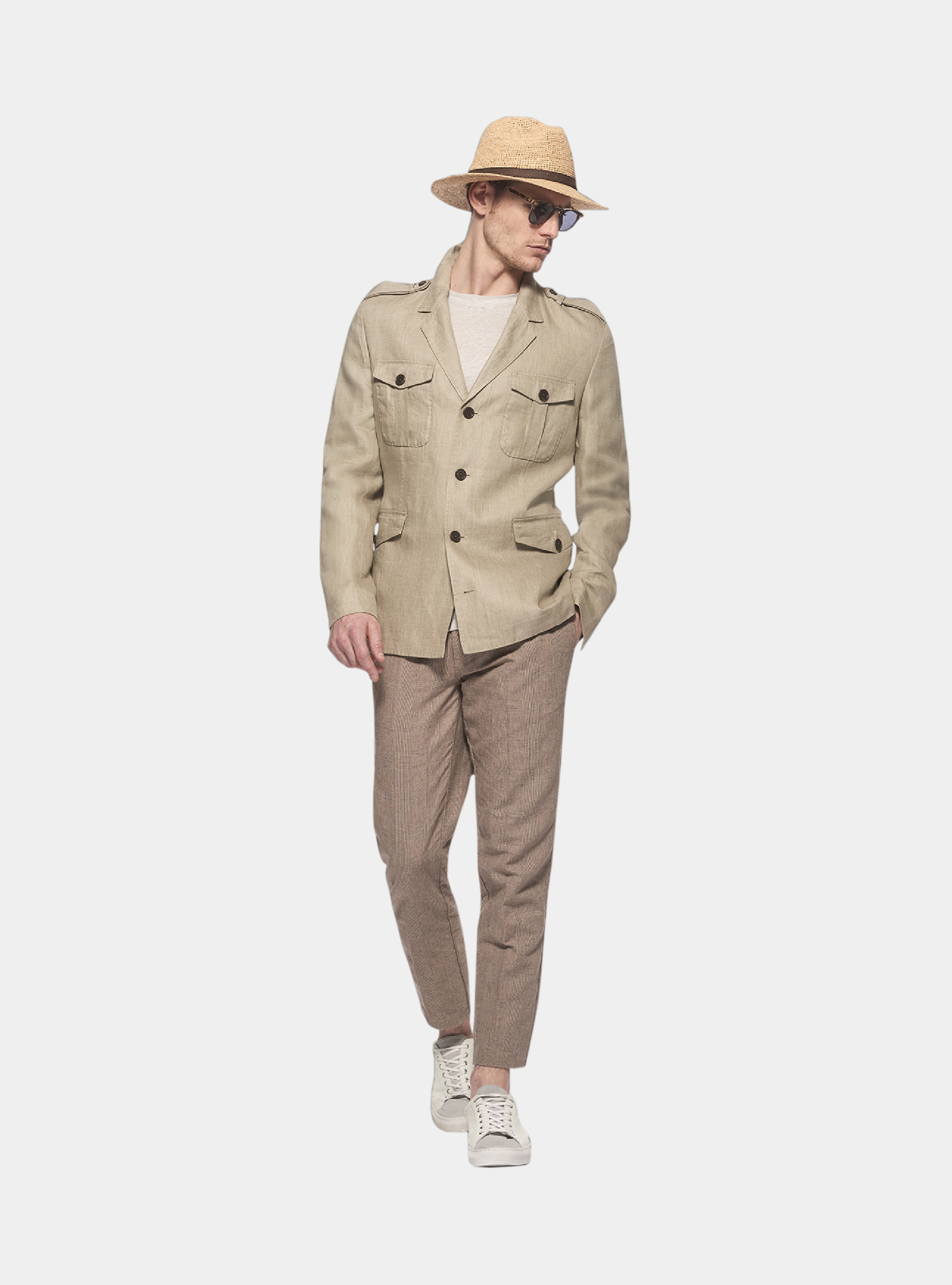 Handmade Raffia hat, ECRU