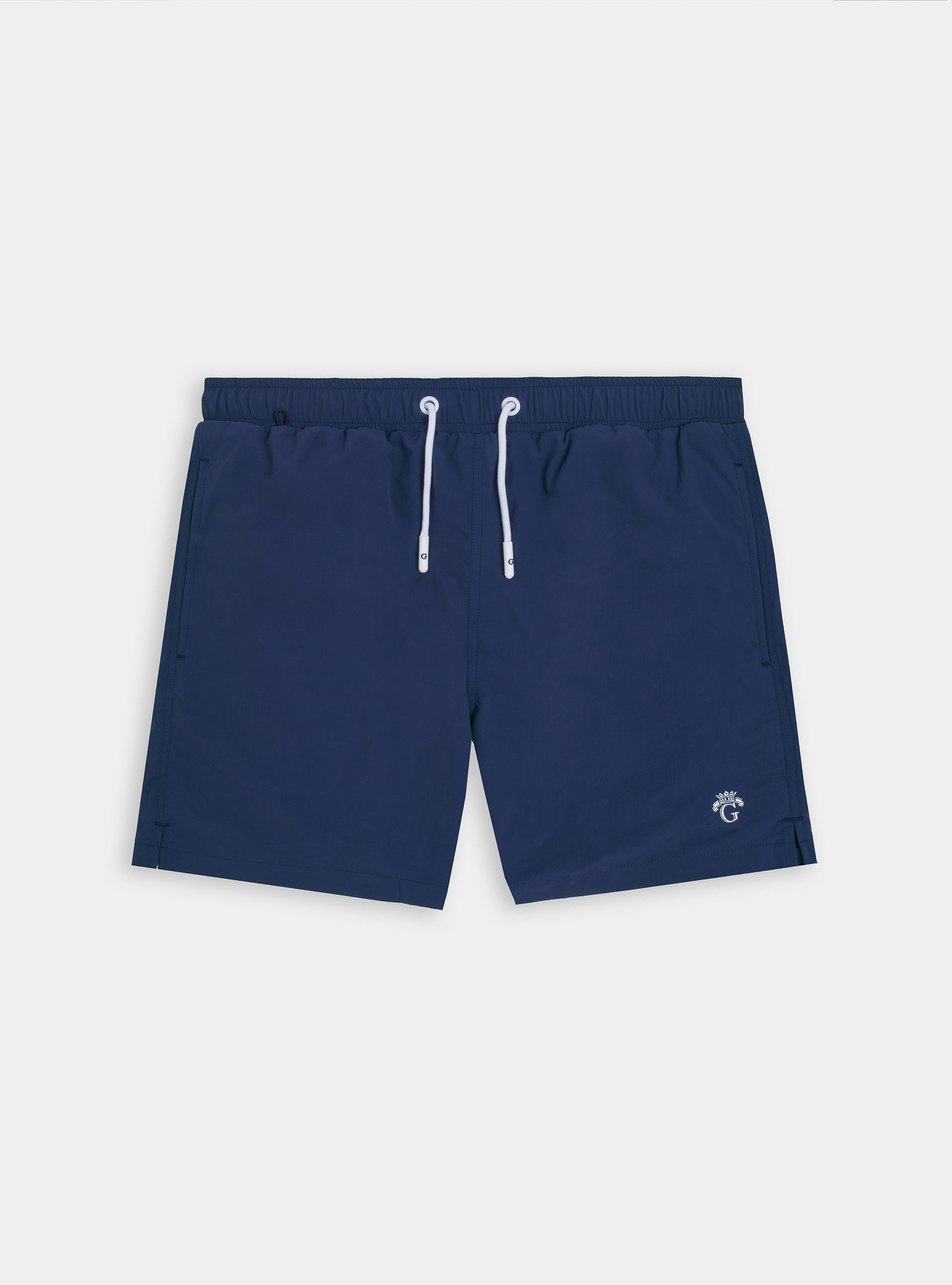 Costume da bagno basico tinta unita, BLU