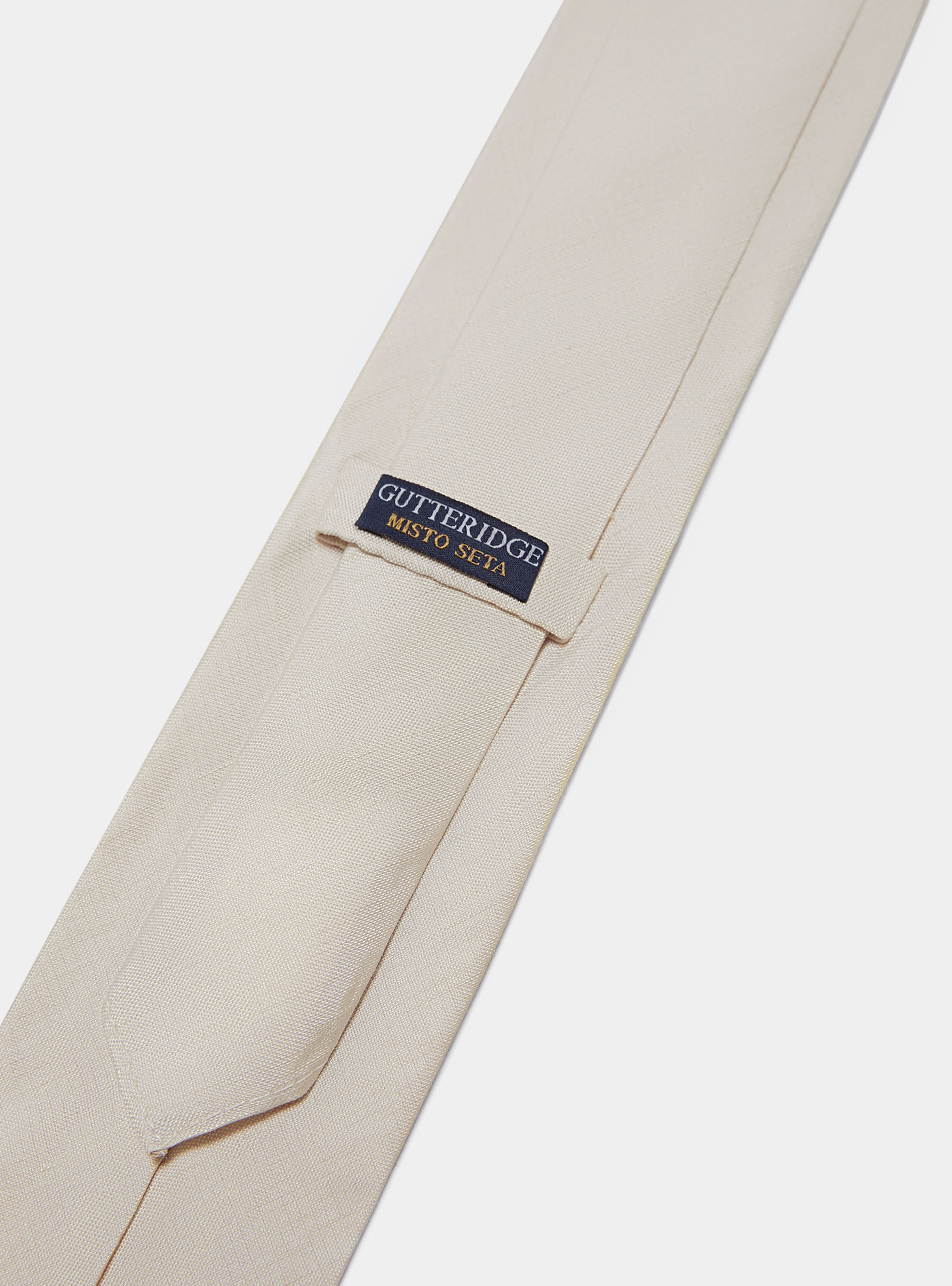 Cravate en soie et lin, Ã CRU