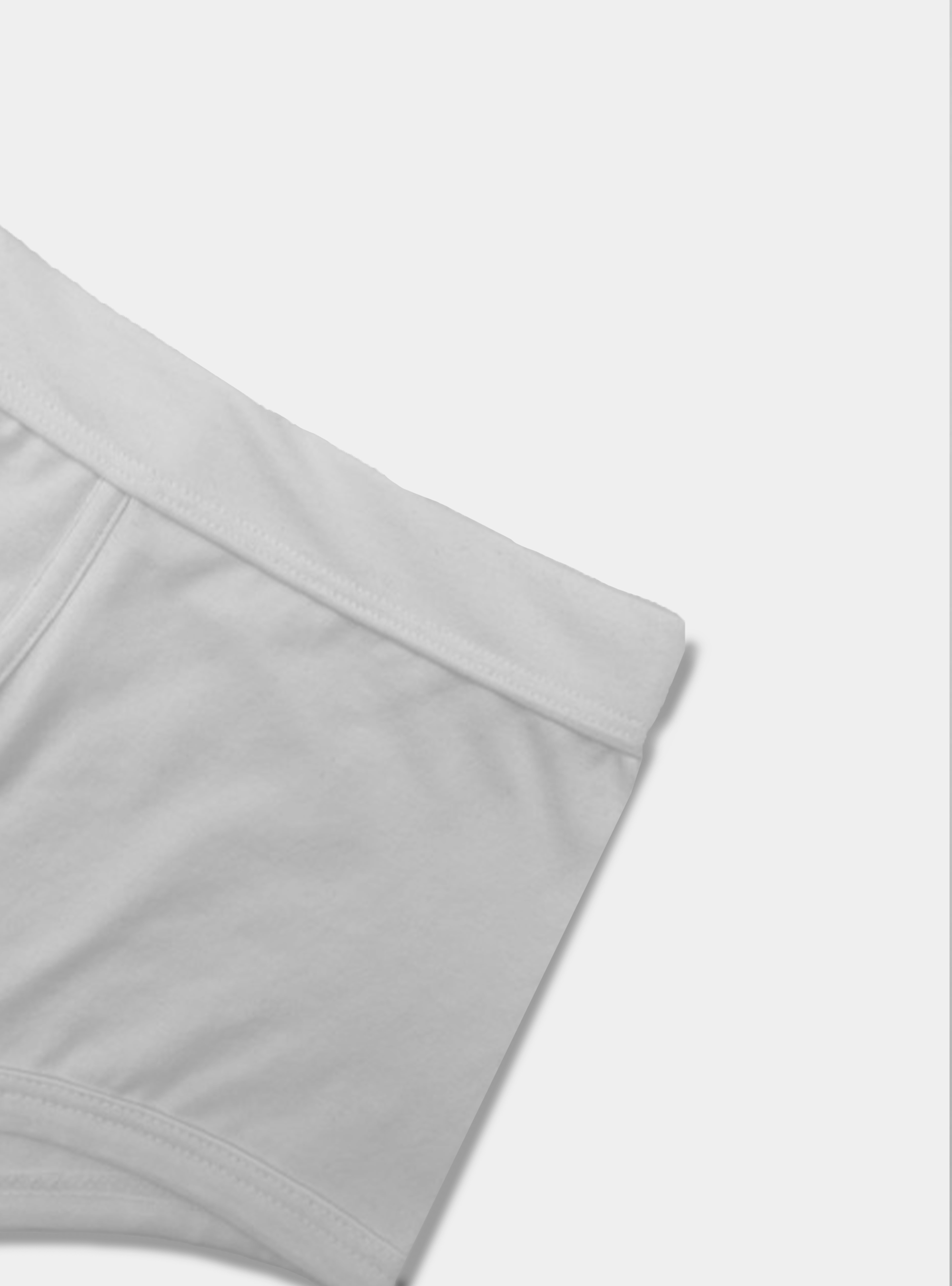 Boxer en cotona supima, BLANCO