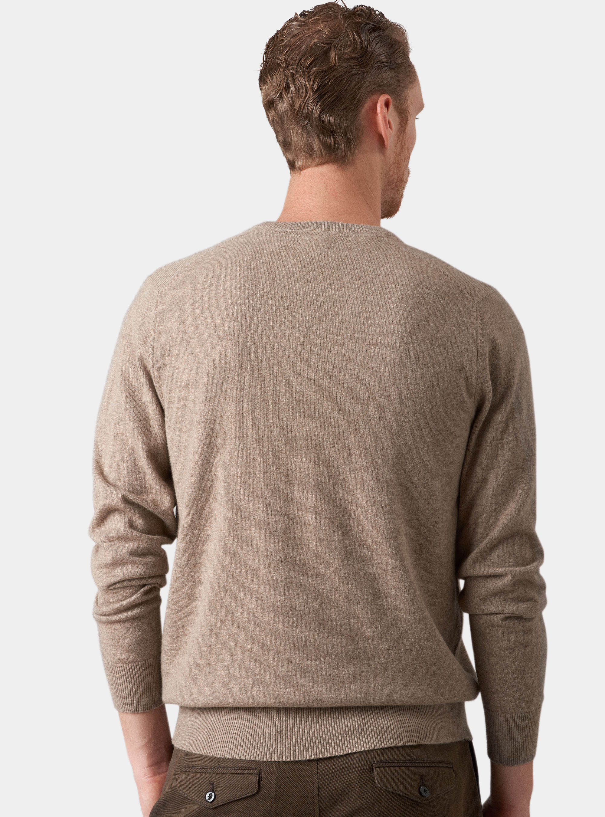 Crew-neck sweater 100% cashmere 