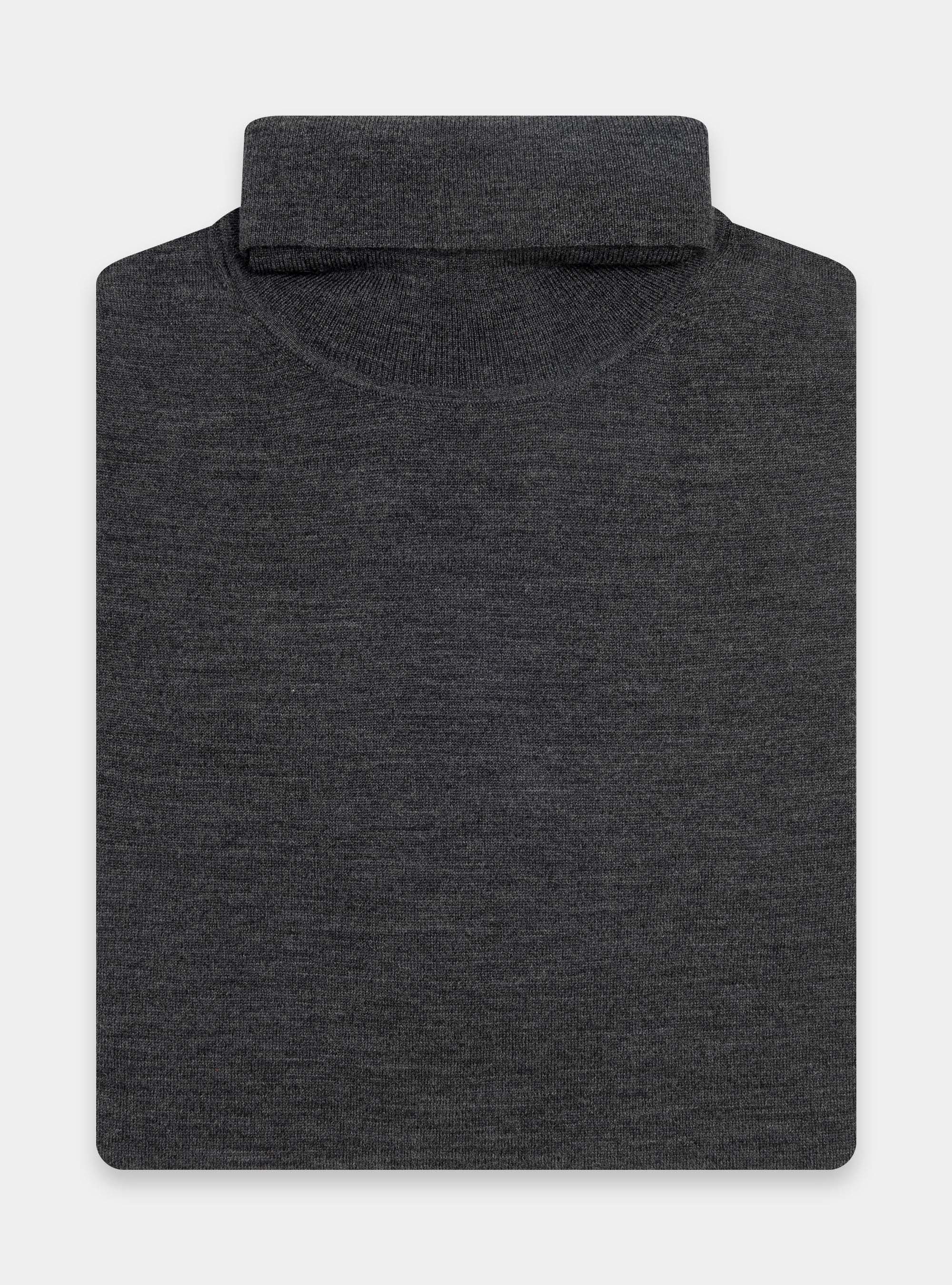 Dolcevita in pura lana merino, ASFALTO