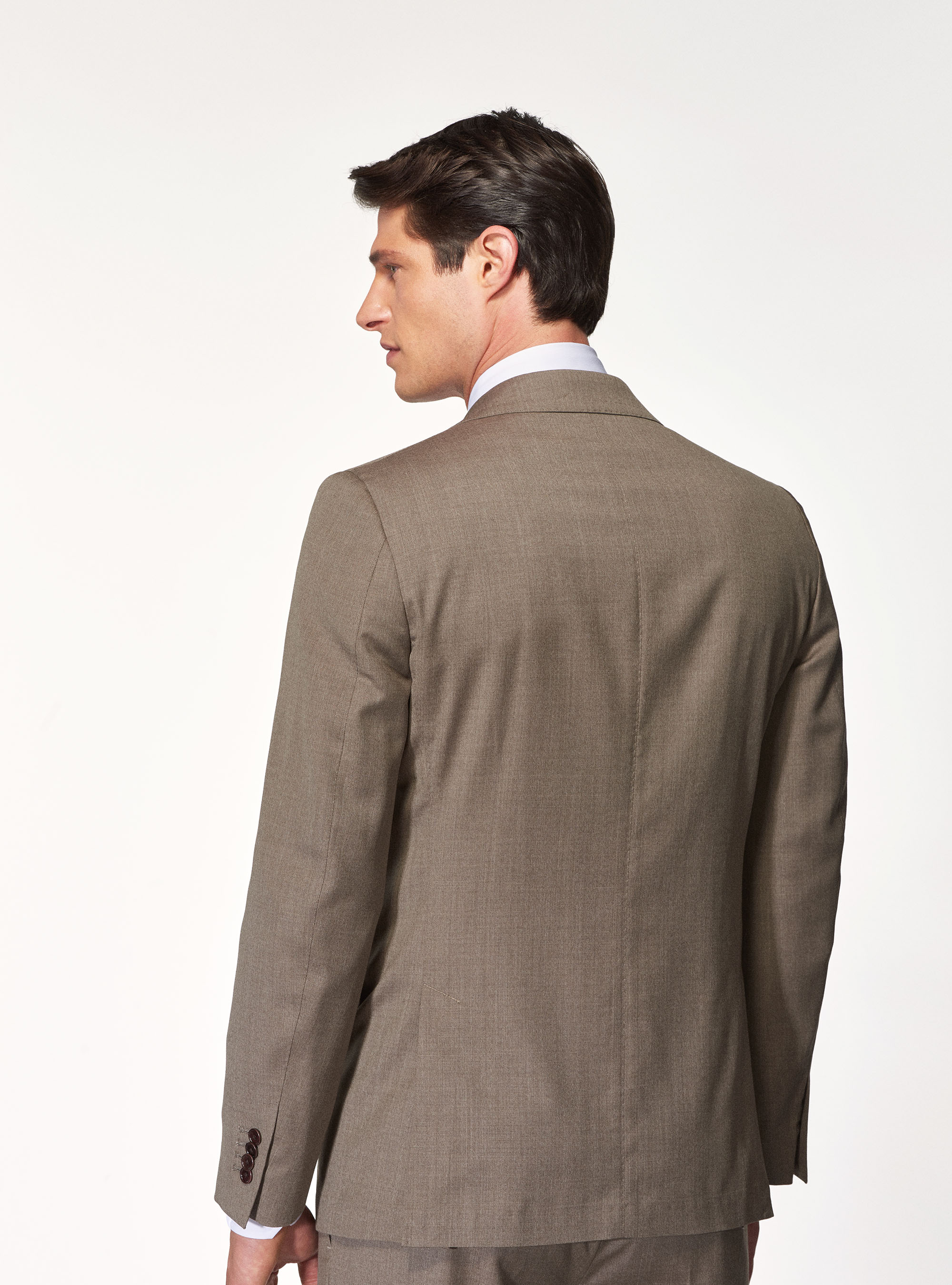 Giacca per abito in pura lana superfine 120's, SABBIA