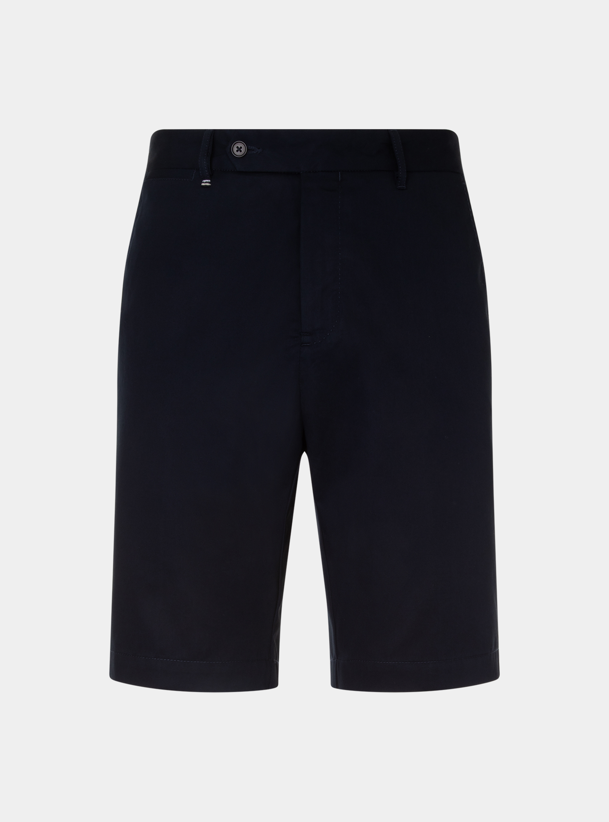 Shorts in light cotton twill, NAVY BLUE
