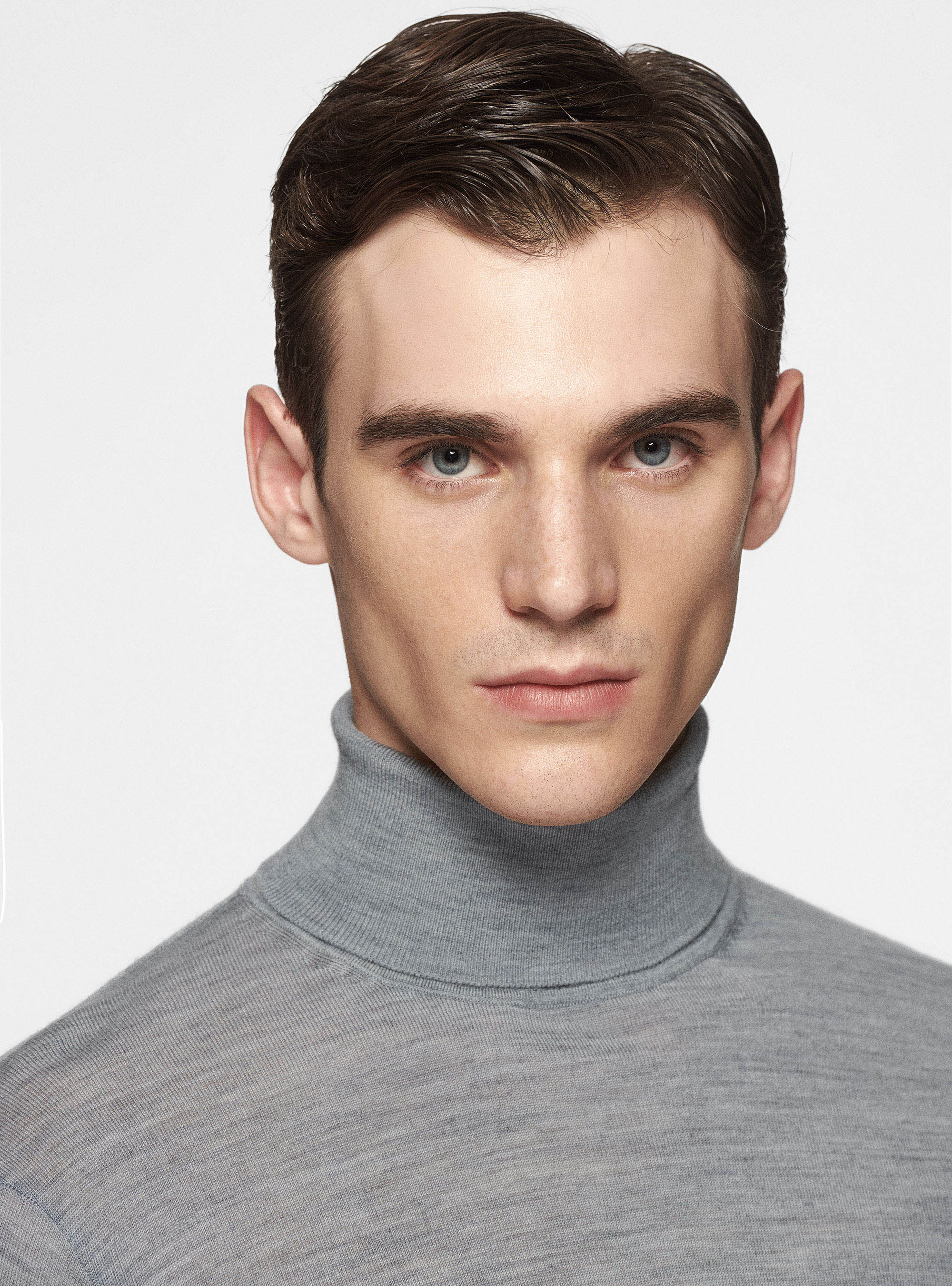 Dolcevita in pura lana merino extrafine, GRIGIO MELANGE 0151C