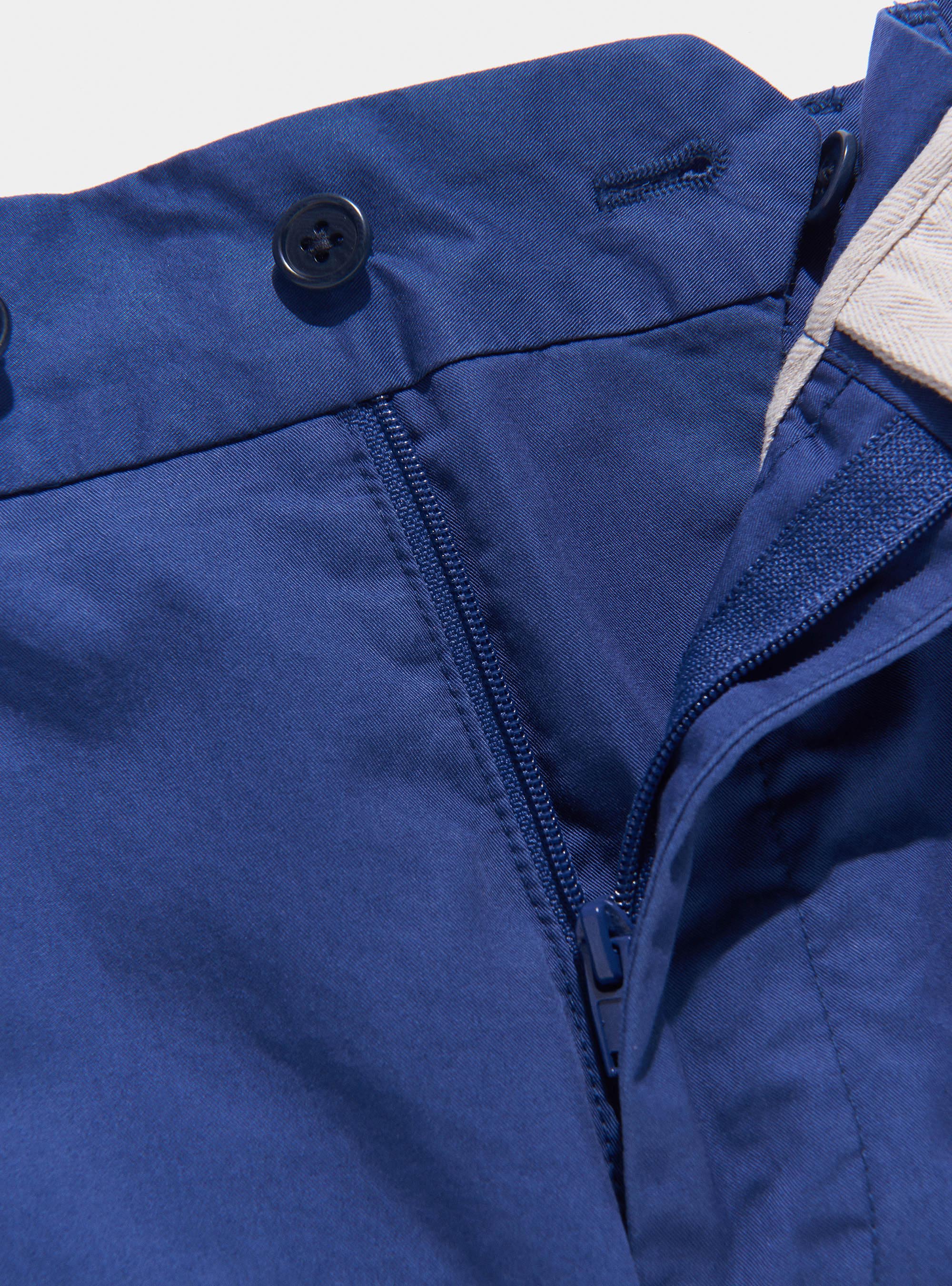 Bermuda in twill di cotone, BLU