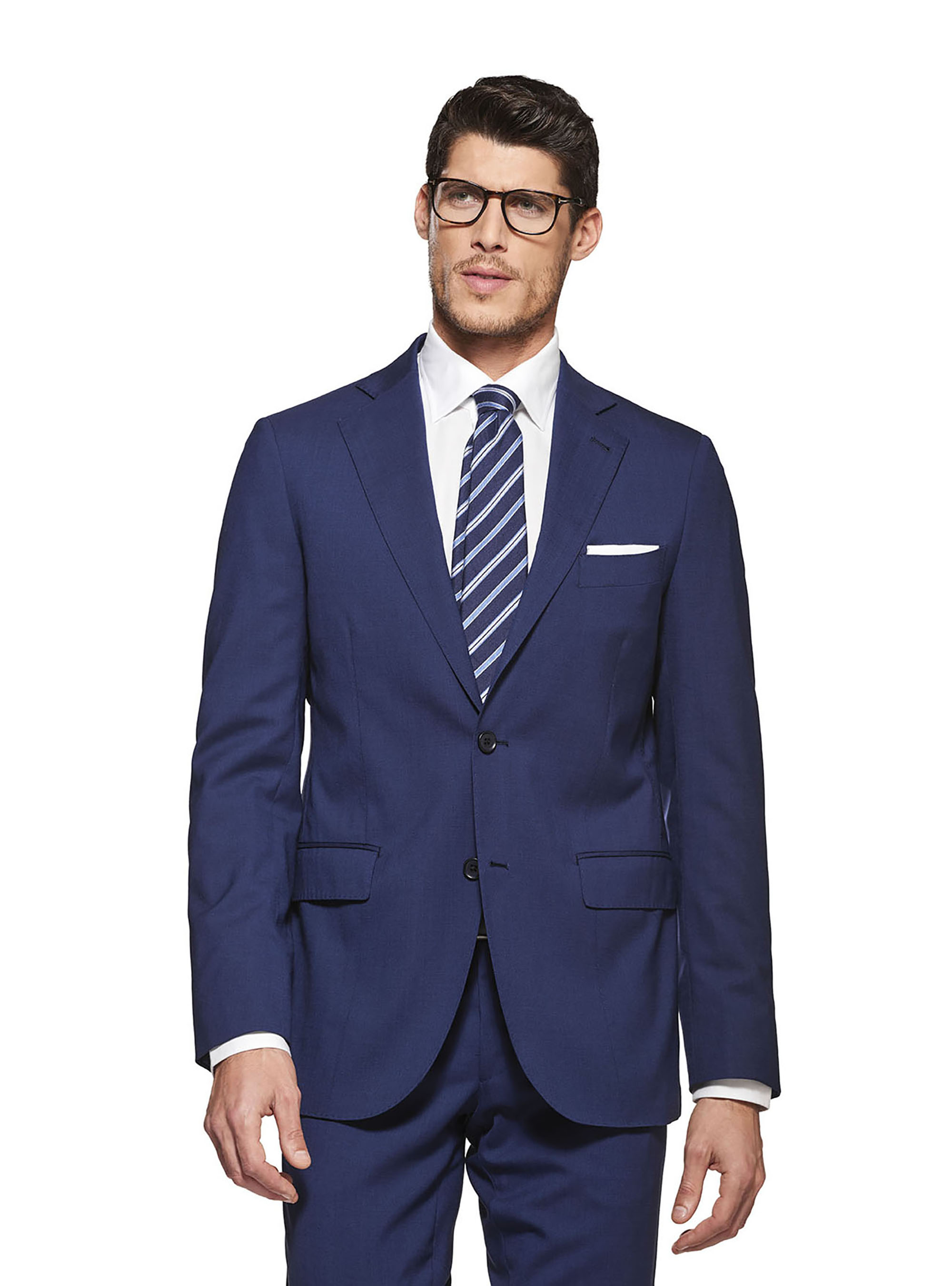 Cool Wool Suit Jacket, BLUE
