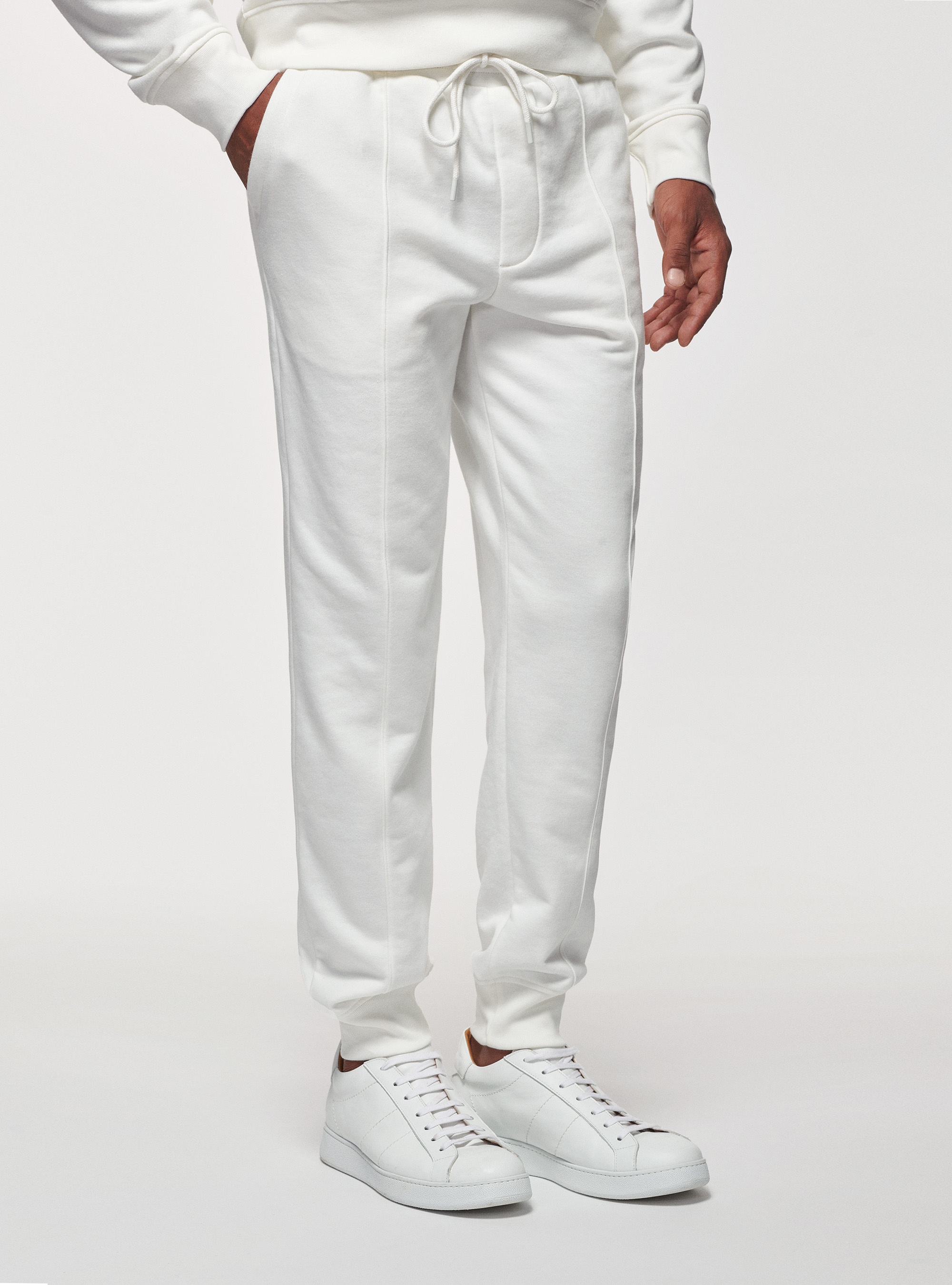 Pantaloni in felpa, BIANCO