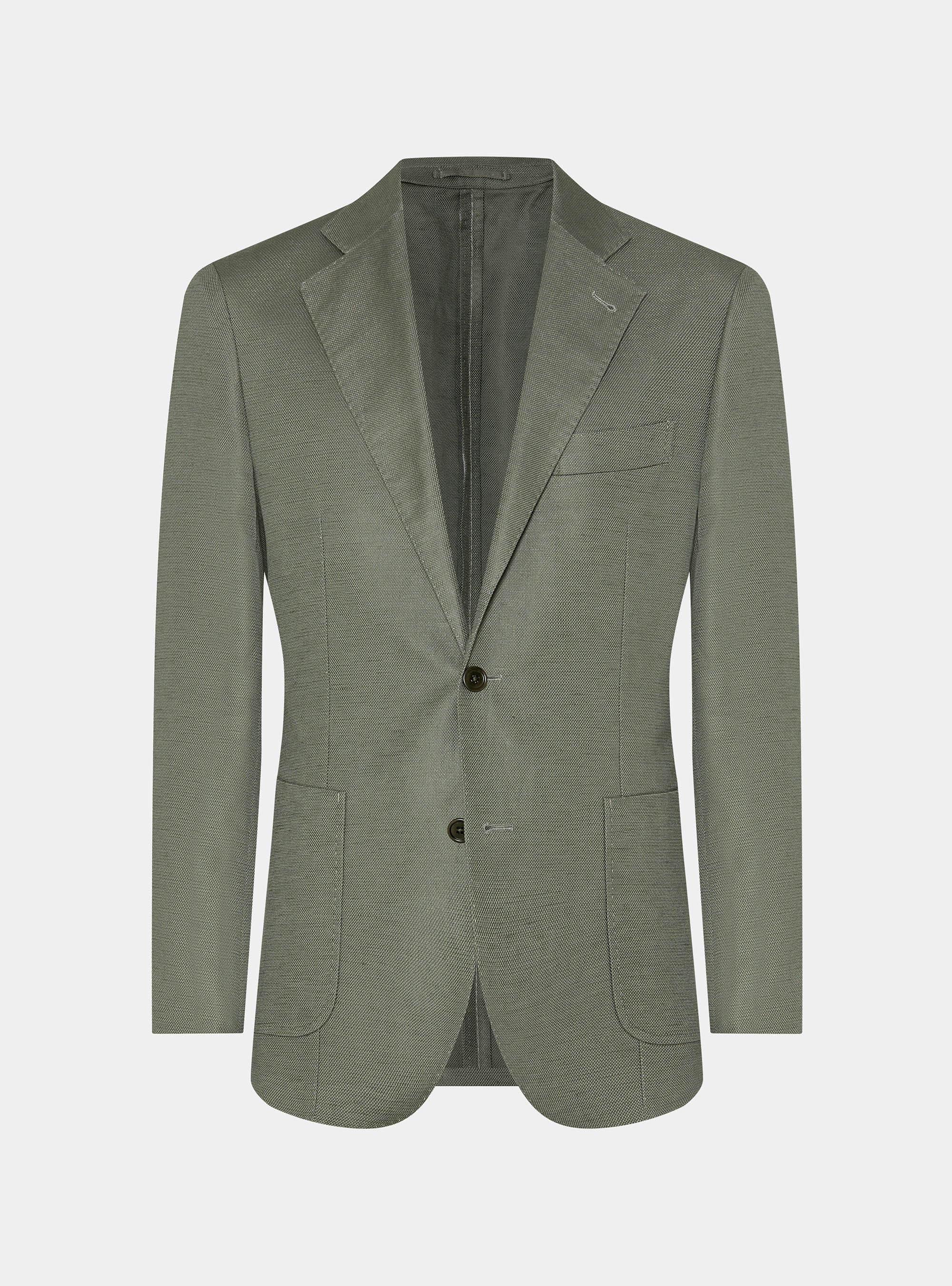 Giacca in cotone e lino, SALVIA 0602C