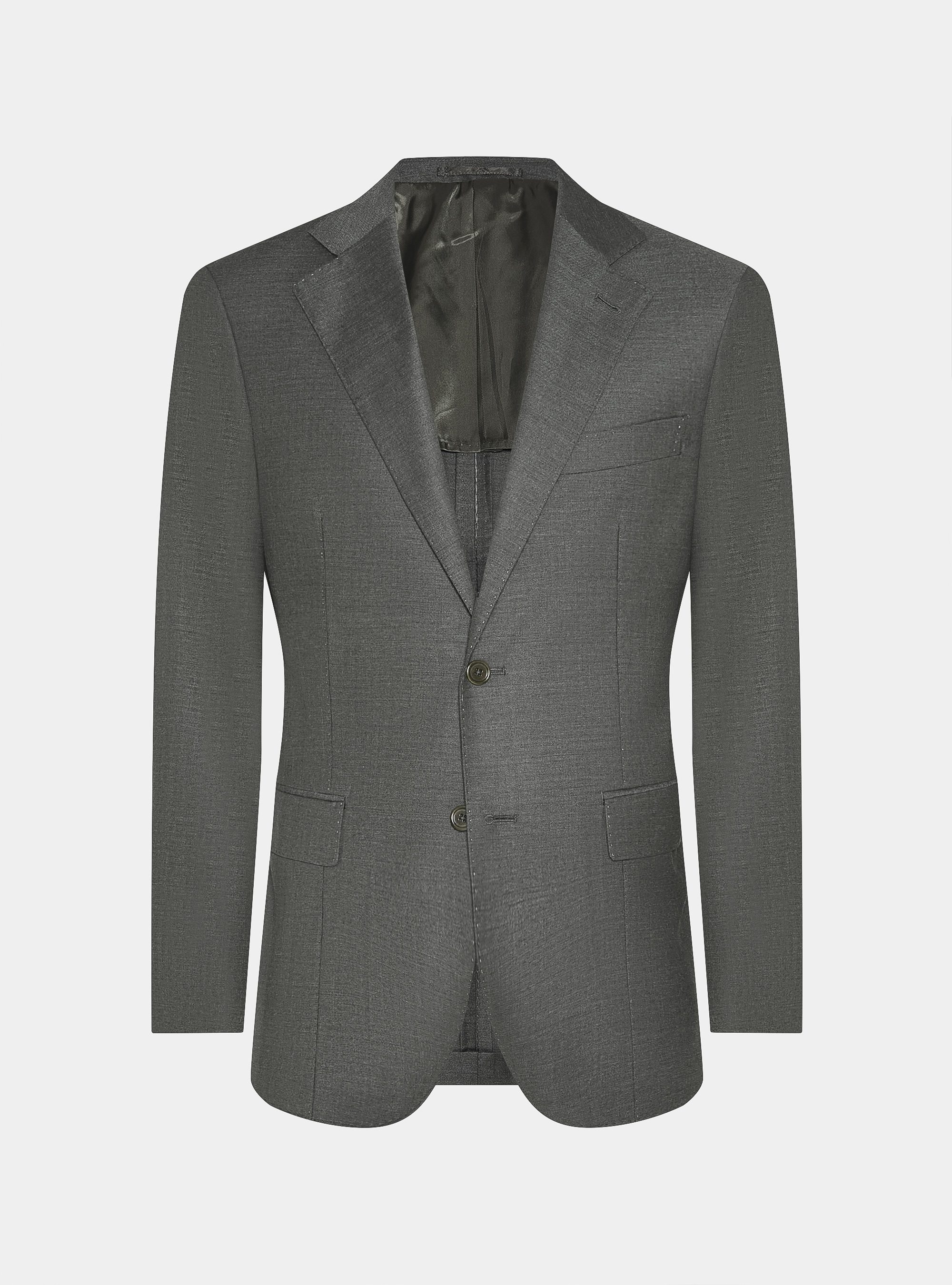 Americana de traje de pura lana Vitale Barberis Canonico, VERDE