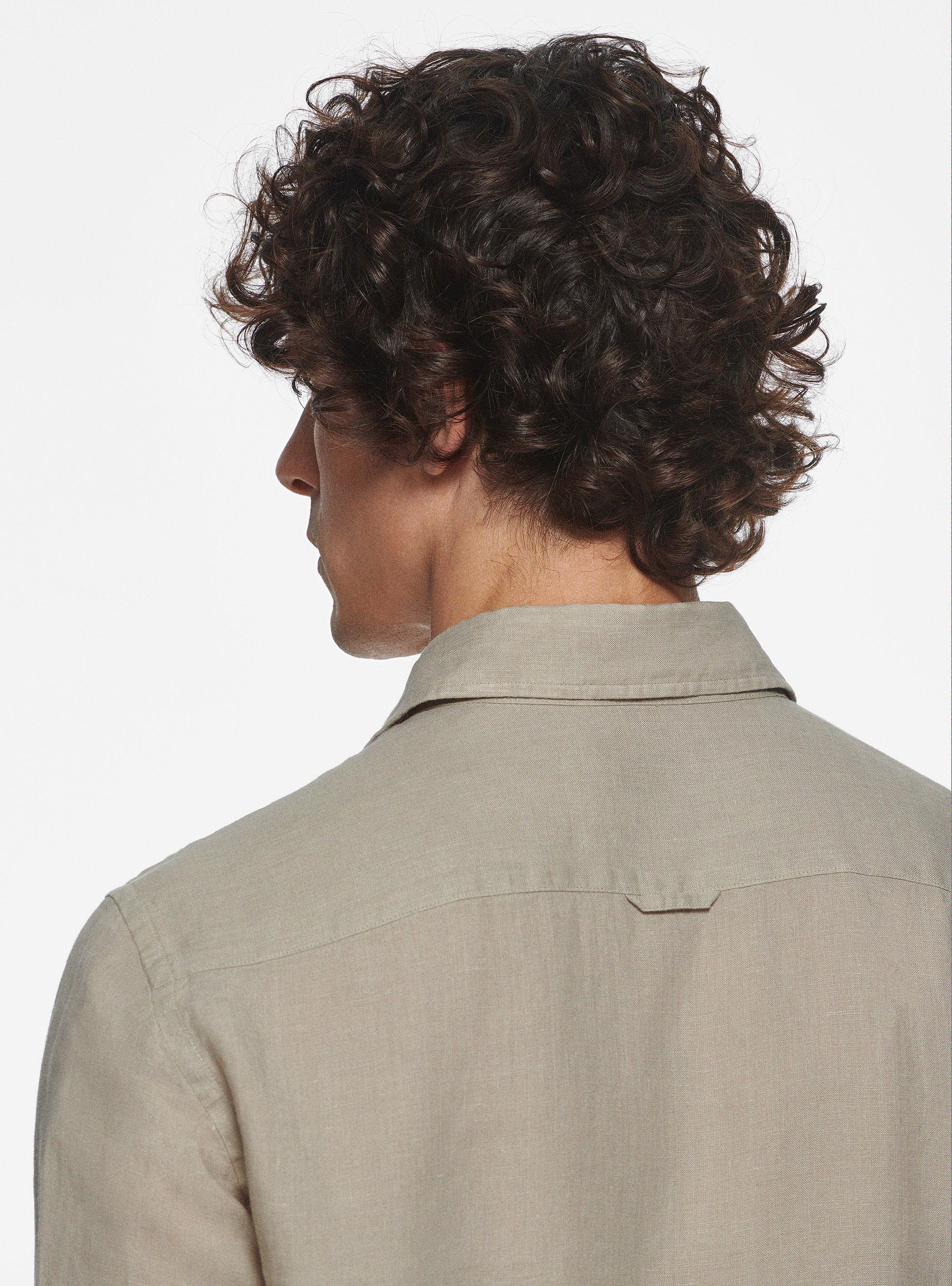 Pure linen shirt, SAND