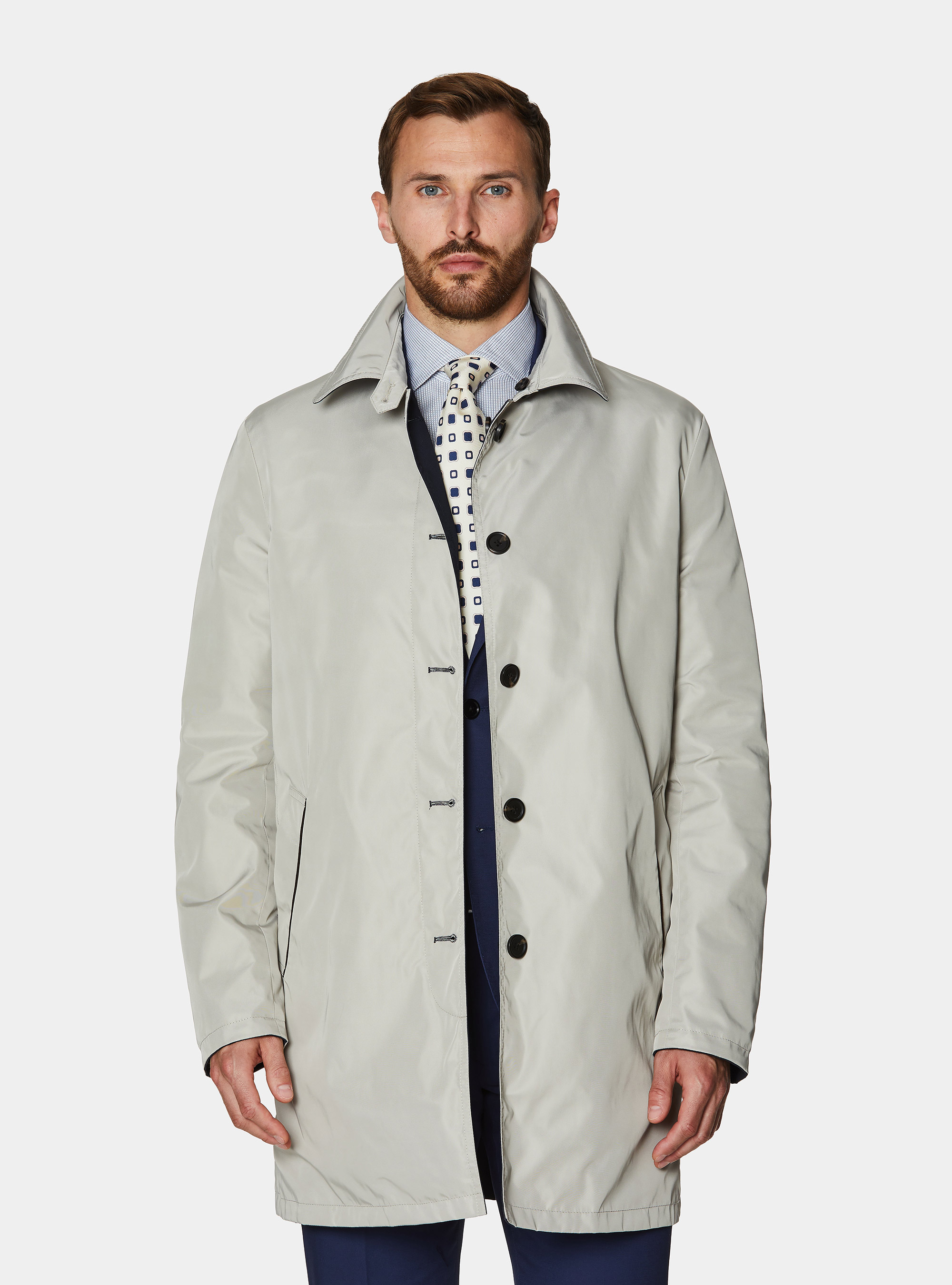 Impermeable reversible, AZUL MARINO