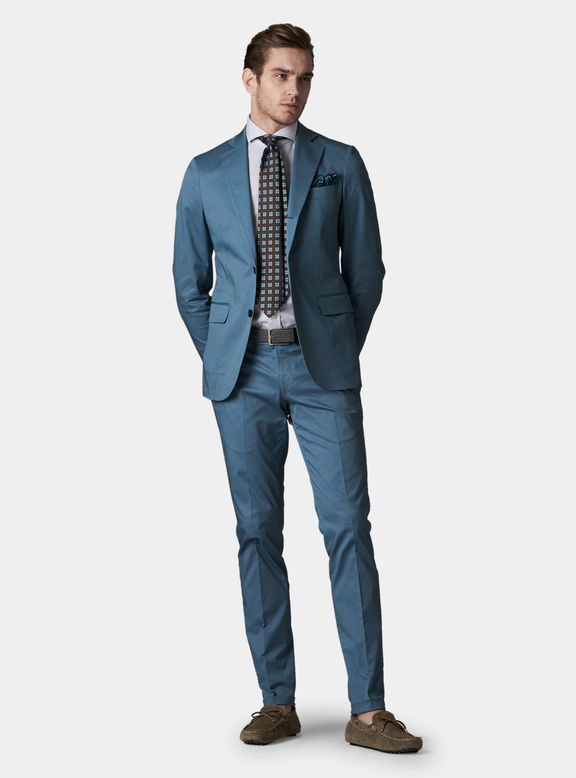 Giacca per abito in cotone superior, POLVERE