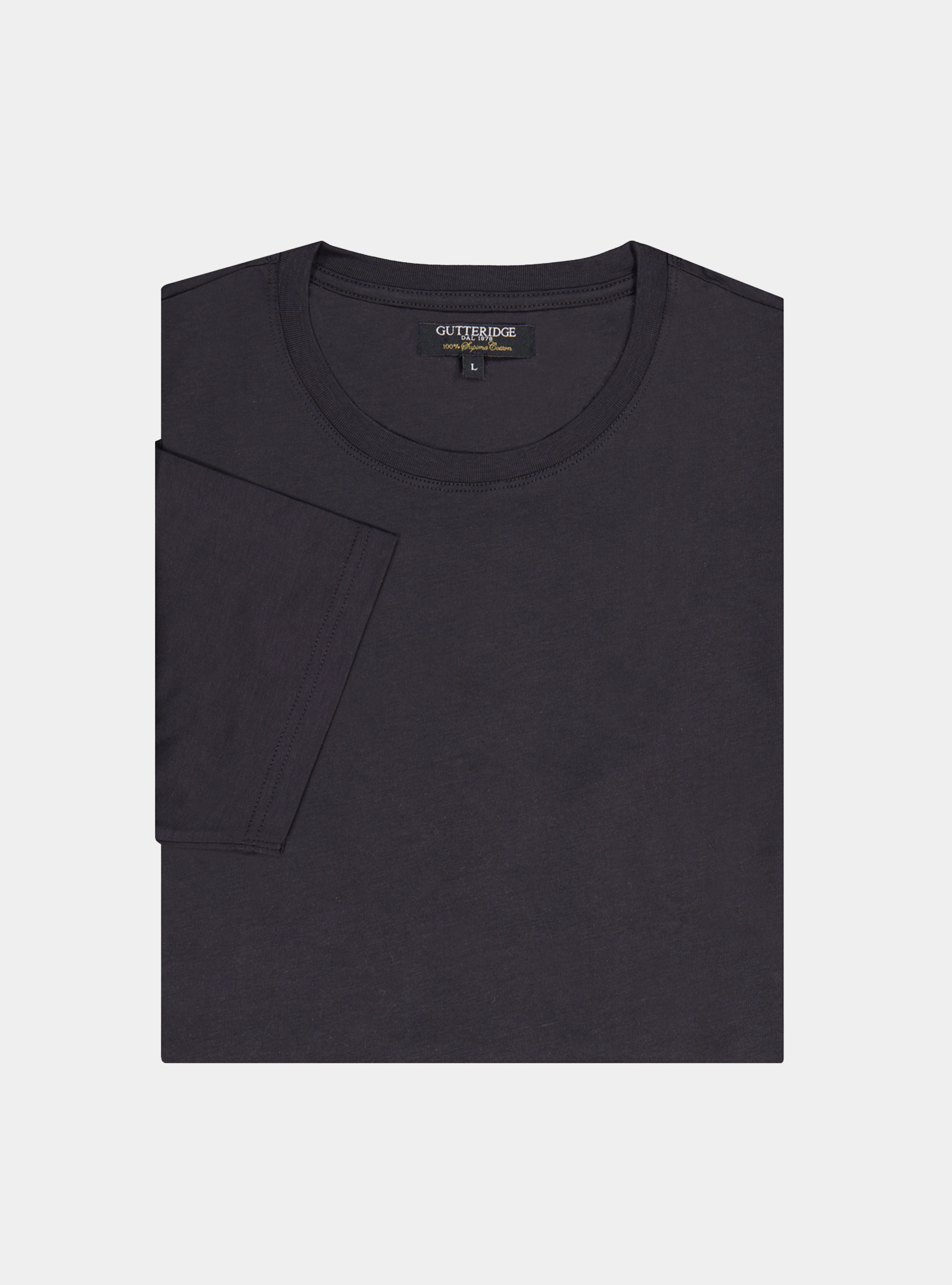 Gutteridge - Tshirt in jersey di cotone tinta unita, Unisex, Blu Navy, Taglia: 3XL