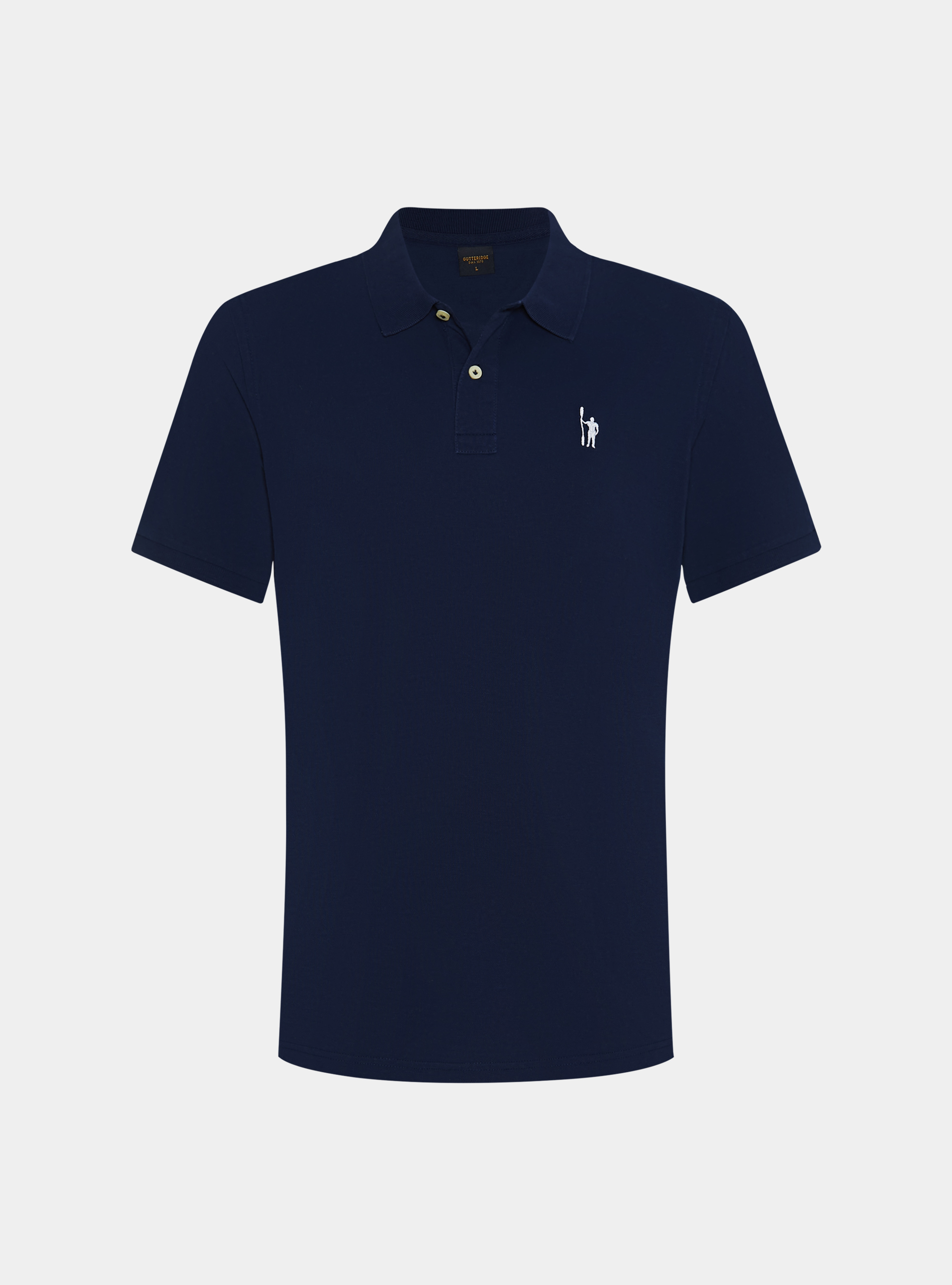 Polo classique en piqué, BLEU