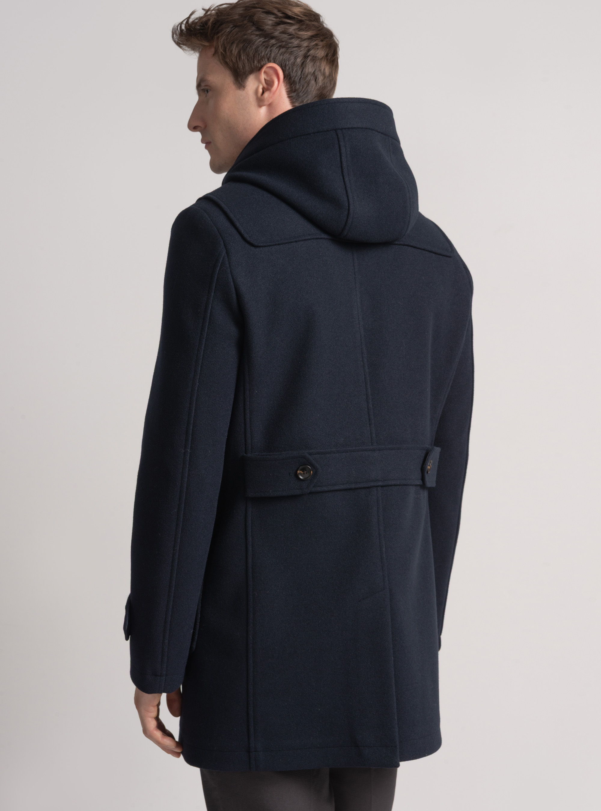 Montgomery basico in misto lana, BLU NAVY