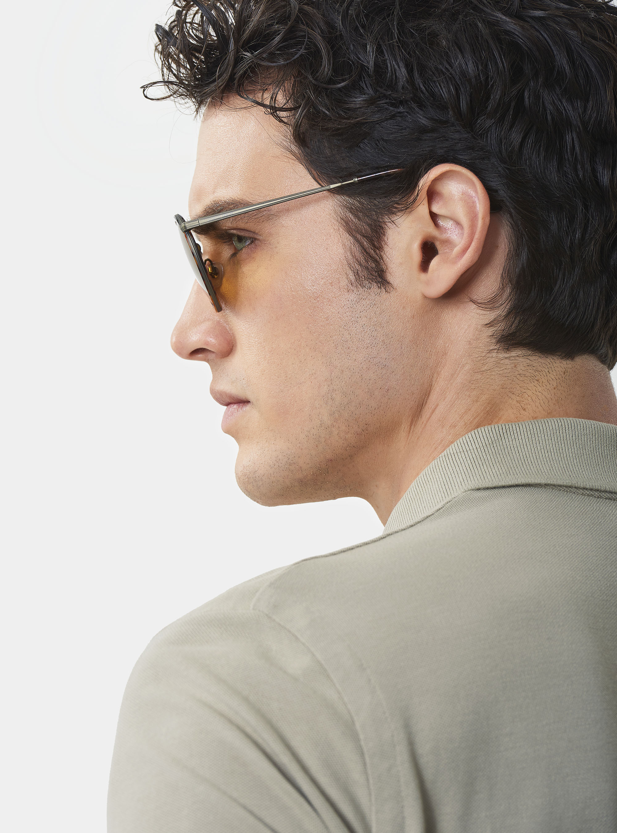 Polo in piquet, ECRU